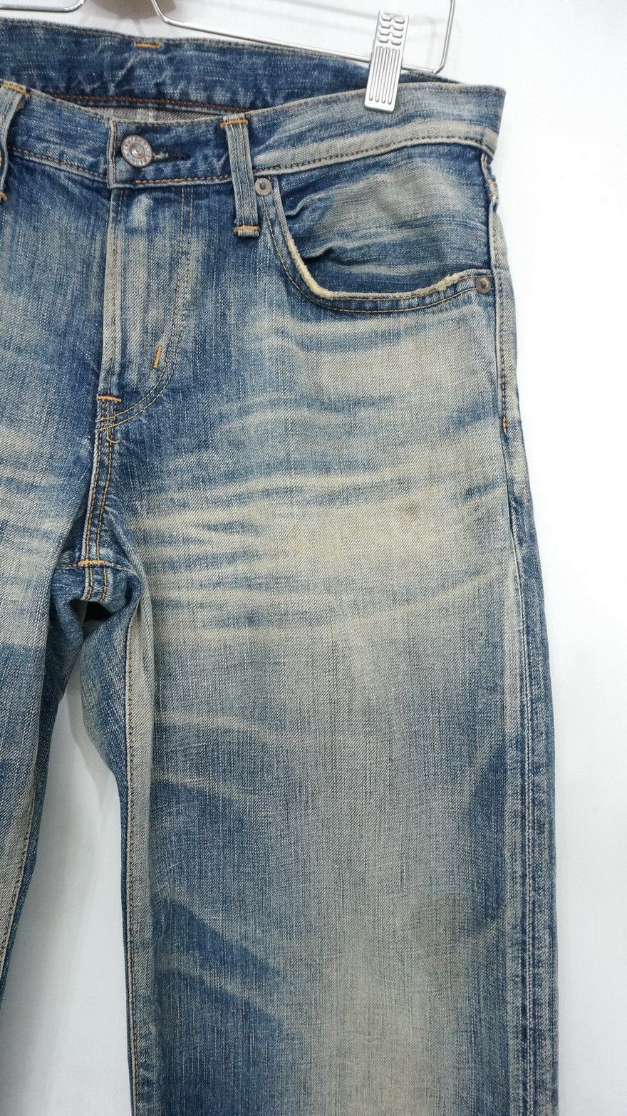 Edwin Rare! EDWIN 504 Rebel Vintage Rusted Aging Jeans Size US 30 / EU 46 - 7 Thumbnail