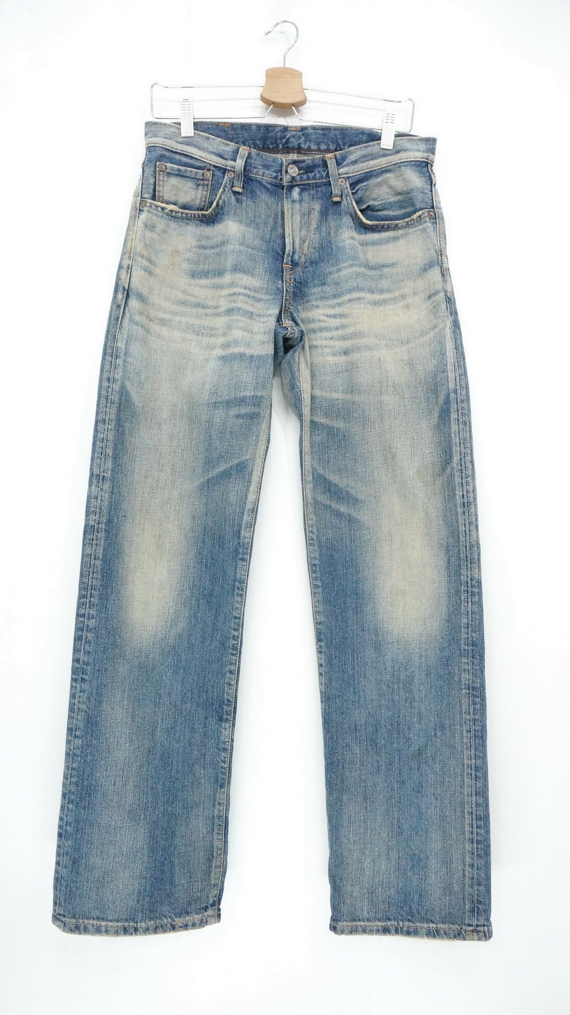 Edwin Rare! EDWIN 504 Rebel Vintage Rusted Aging Jeans Size US 30 / EU 46 - 1 Thumbnail