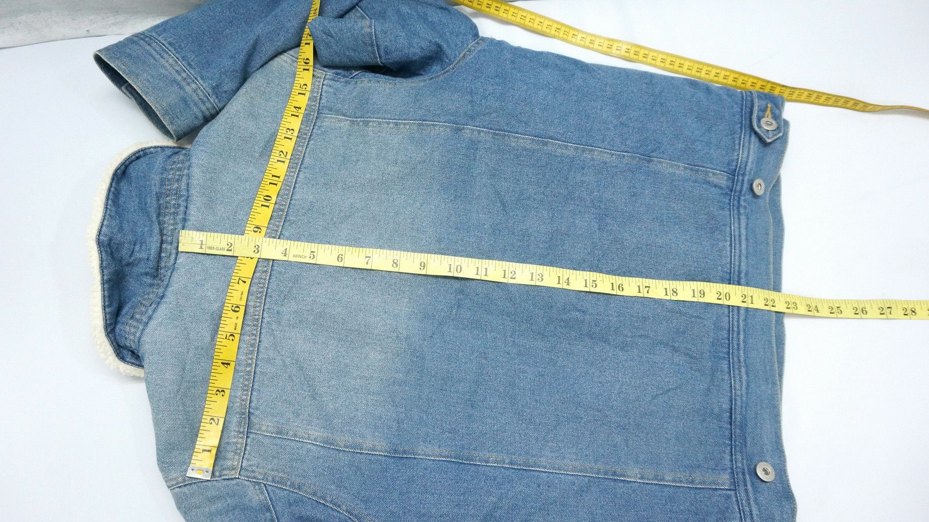 Japanese Brand 🔥🇯🇵 Japan GU Sherpa Fleece Soft Denim Jacket Size US S / EU 44-46 / 1 - 6 Thumbnail