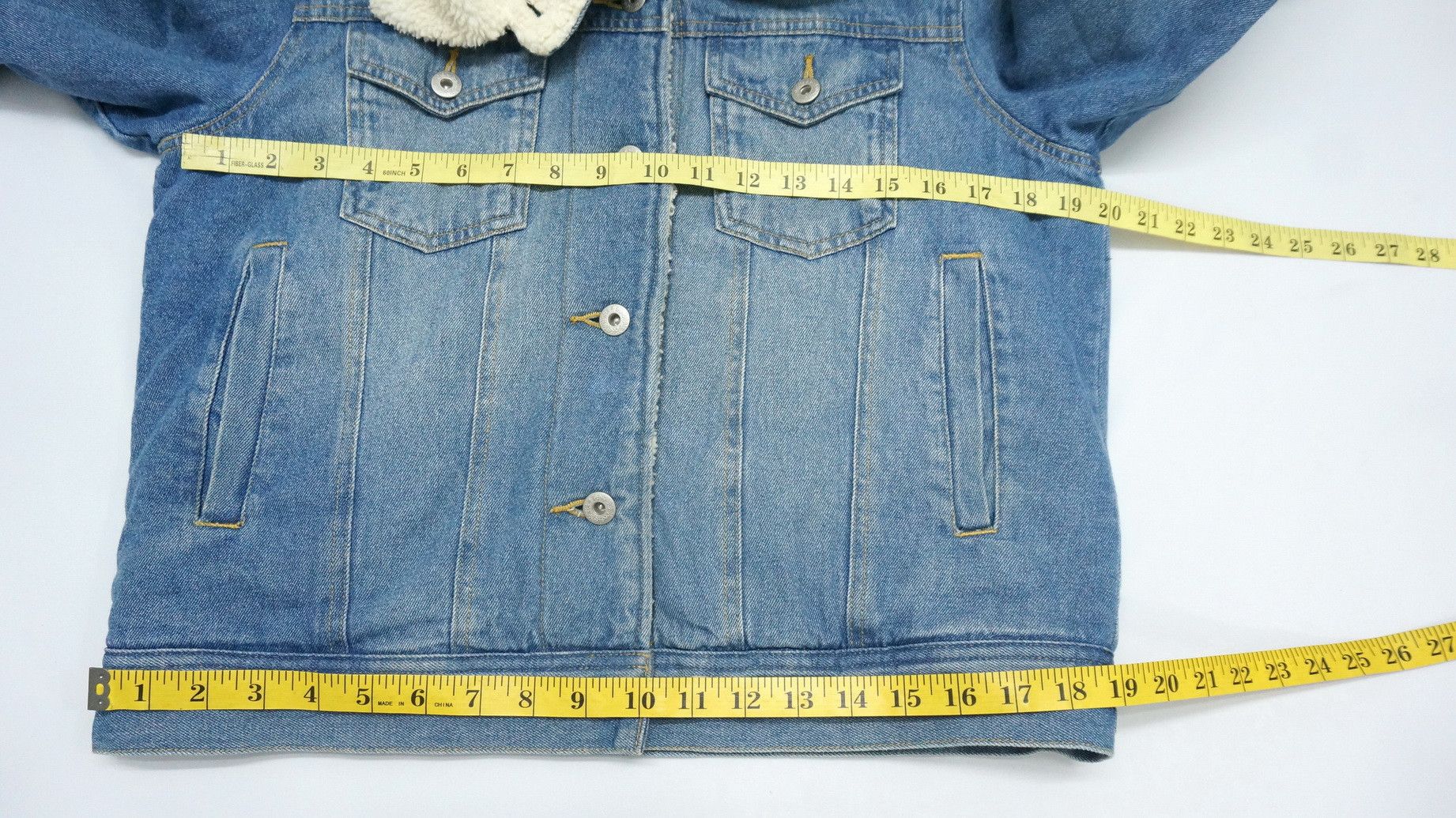 Japanese Brand 🔥🇯🇵 Japan GU Sherpa Fleece Soft Denim Jacket Size US S / EU 44-46 / 1 - 5 Thumbnail