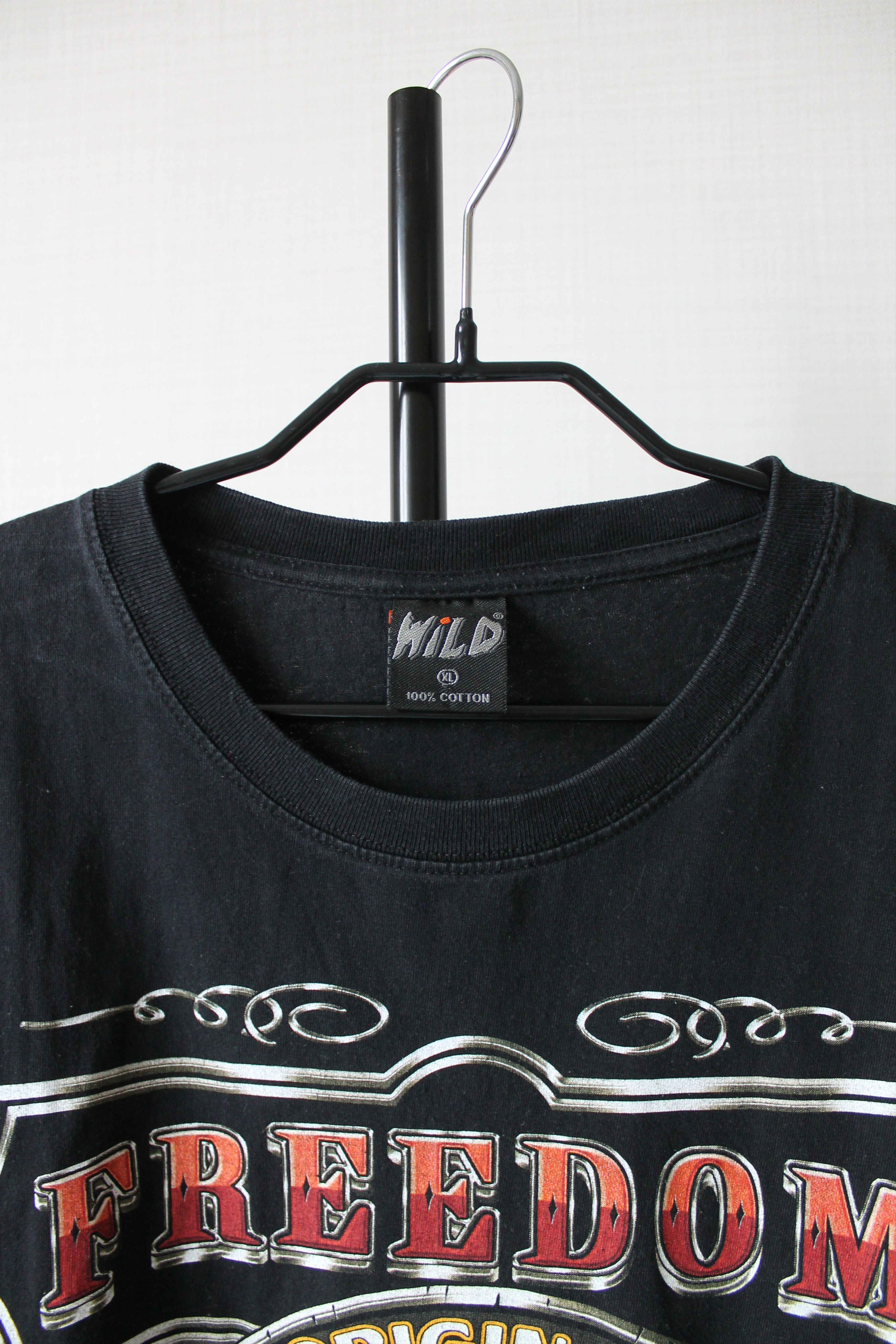 Vintage Vintage! WILD Freedom t-shirt Rider Motorcycle Size US XL / EU 56 / 4 - 5 Thumbnail