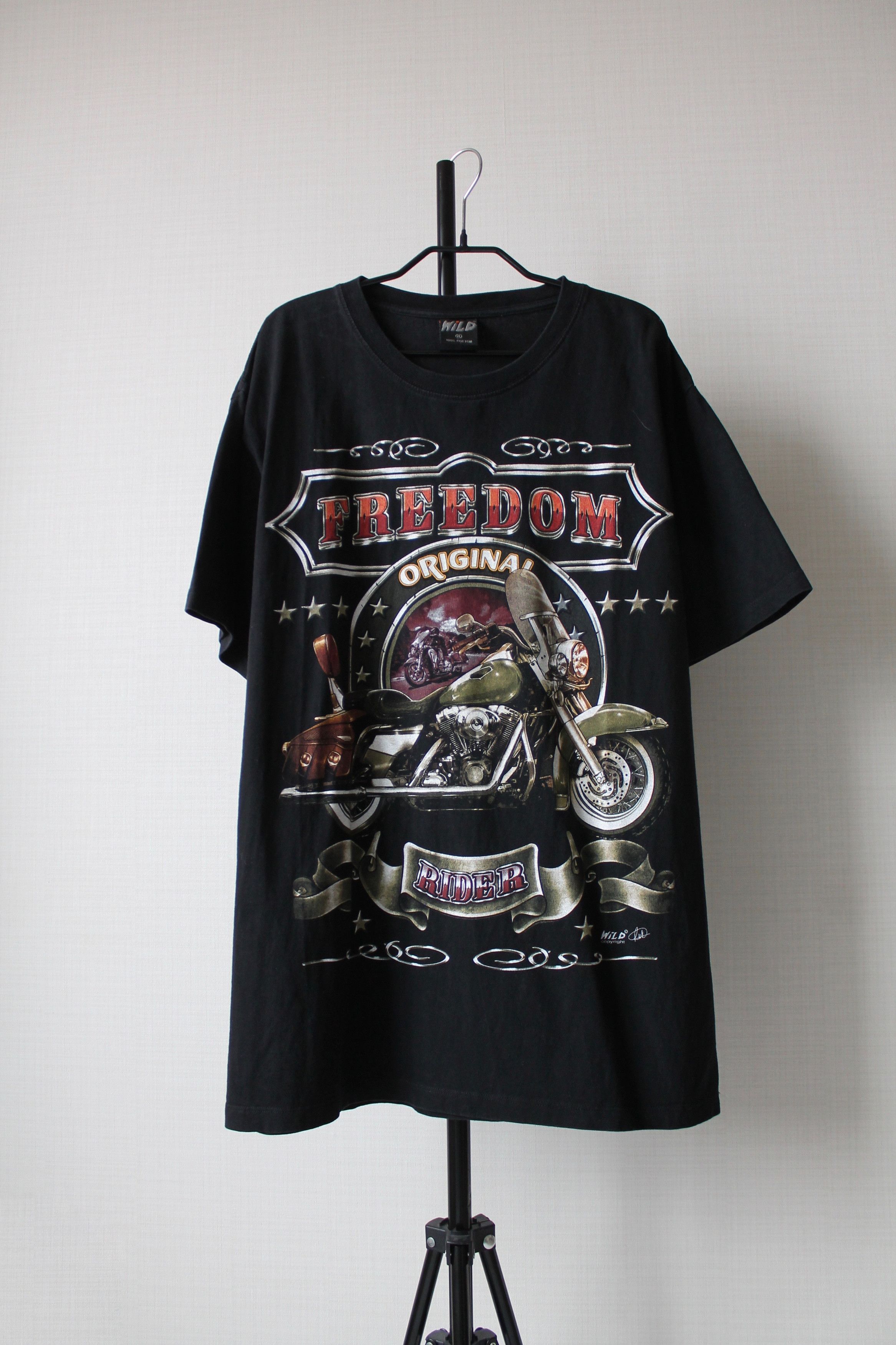 Vintage Vintage! WILD Freedom t-shirt Rider Motorcycle Size US XL / EU 56 / 4 - 1 Thumbnail