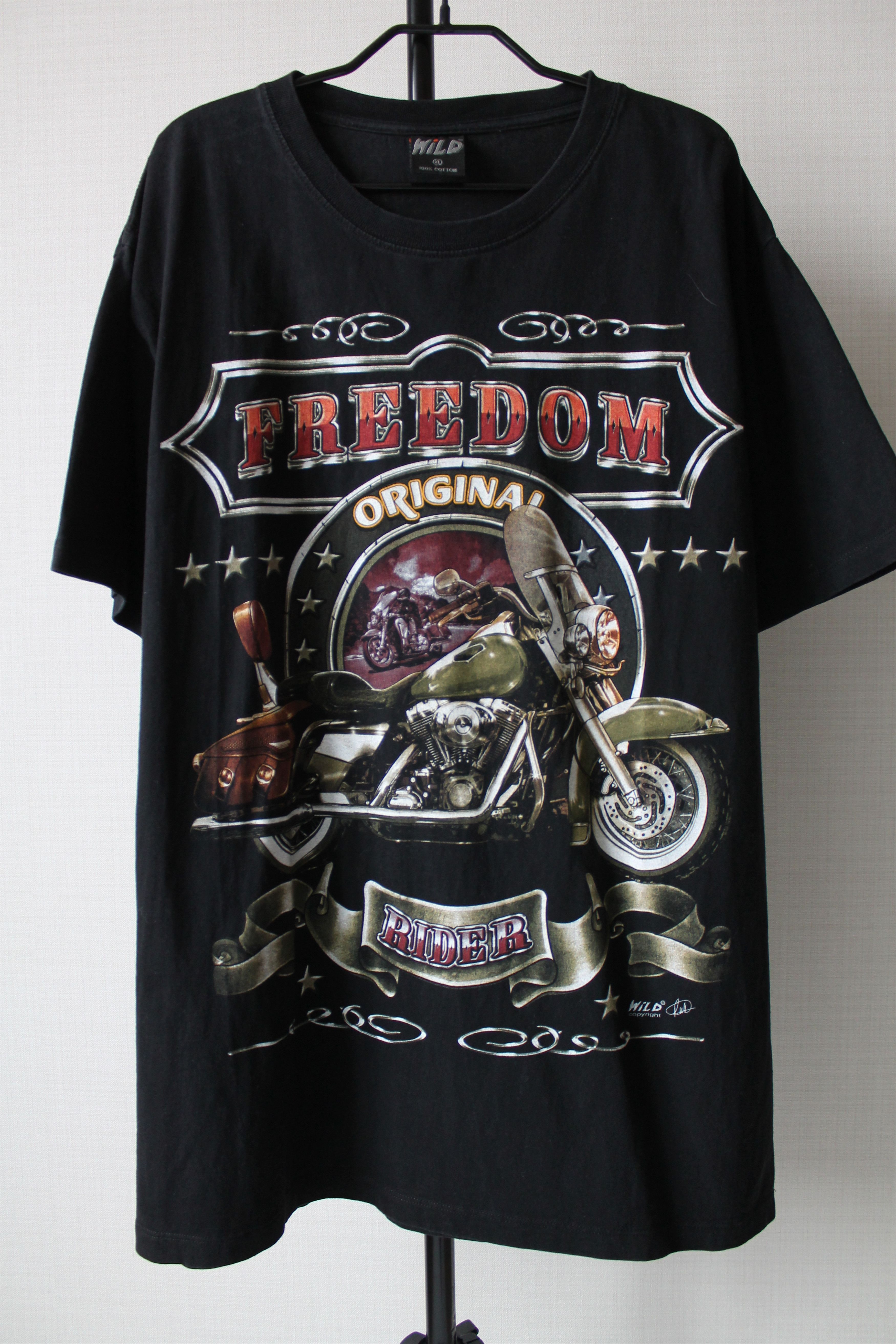 Vintage Vintage! WILD Freedom t-shirt Rider Motorcycle Size US XL / EU 56 / 4 - 3 Thumbnail