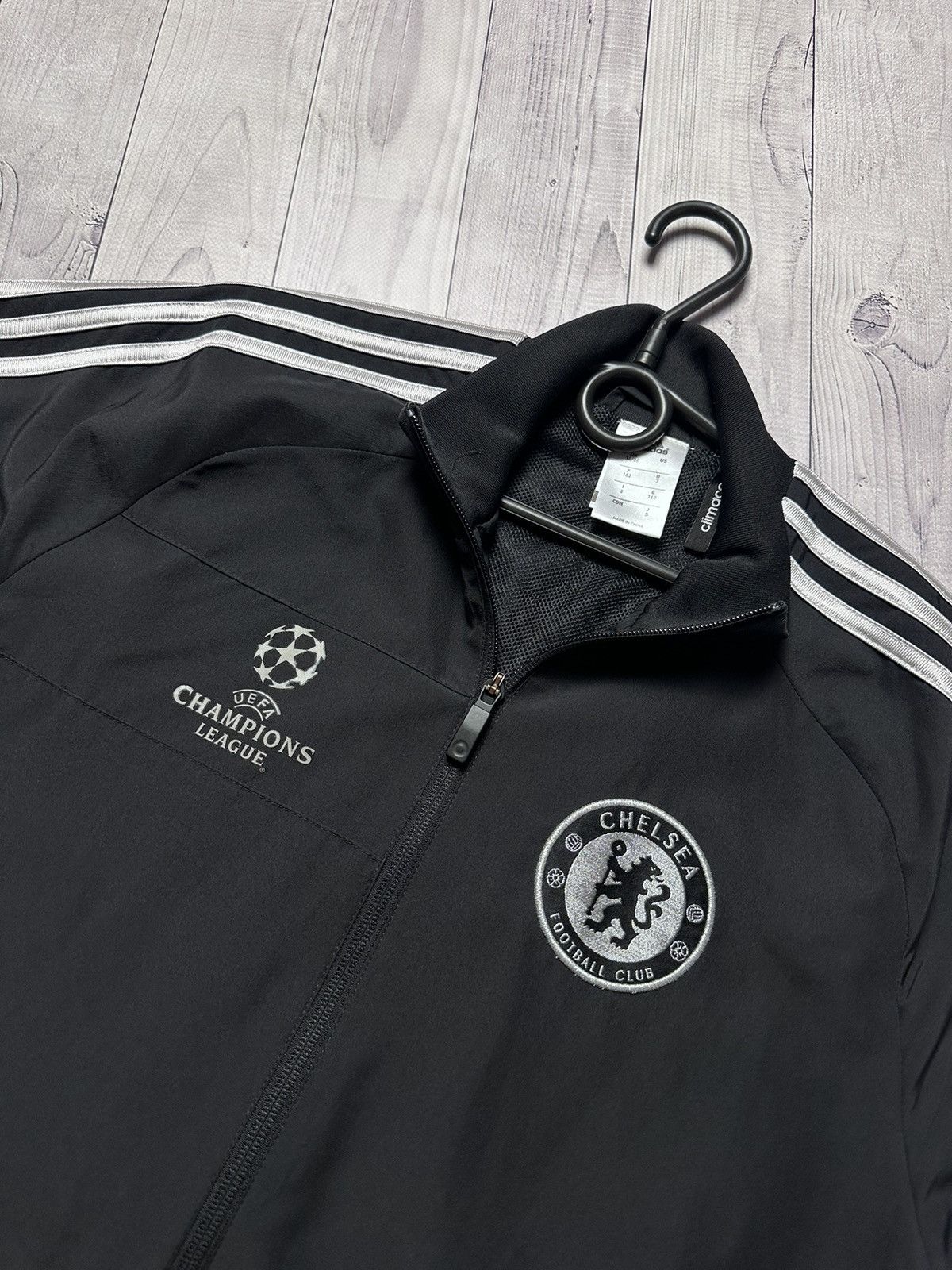 Adidas × Chelsea Soccer × Vintage Vintage Chelsea adidas soccer track jacket Champions League Size US S / EU 44-46 / 1 - 5 Thumbnail
