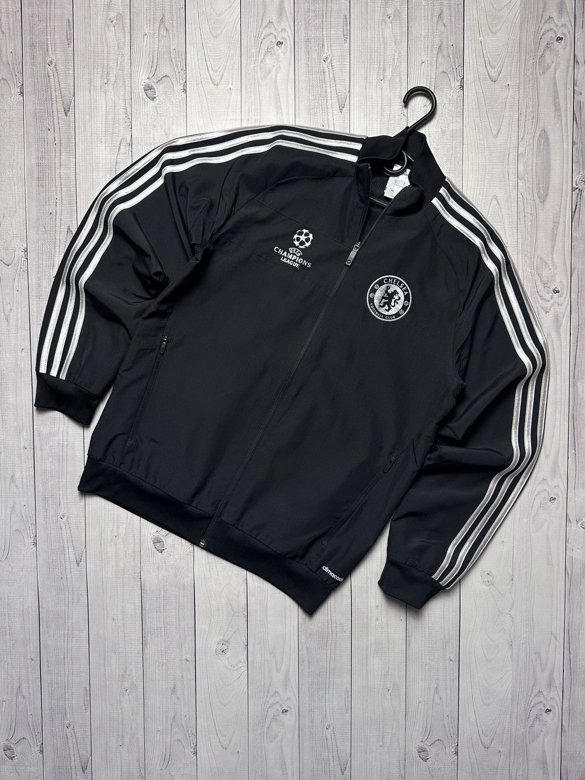 Vintage Chelsea adidas soccer track jacket Champions League
