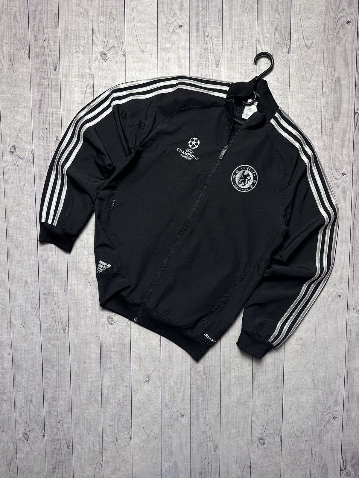 Adidas × Chelsea Soccer × Vintage Vintage Chelsea adidas soccer track jacket Champions League Size US S / EU 44-46 / 1 - 2 Thumbnail