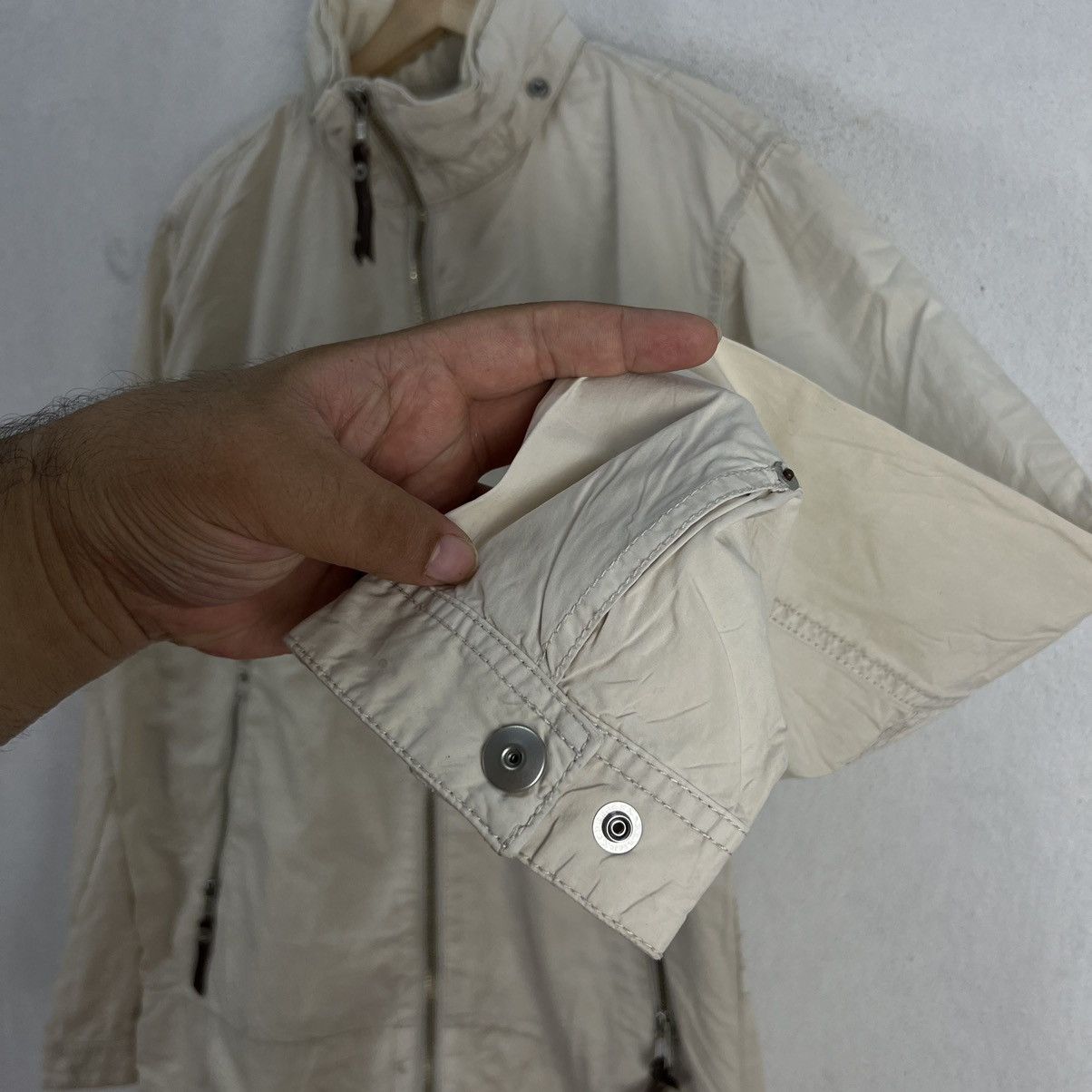 Japanese Brand RARE CAFE RACER PARACHUTE BIKER JACKET BALL JAPAN Size US L / EU 52-54 / 3 - 6 Thumbnail