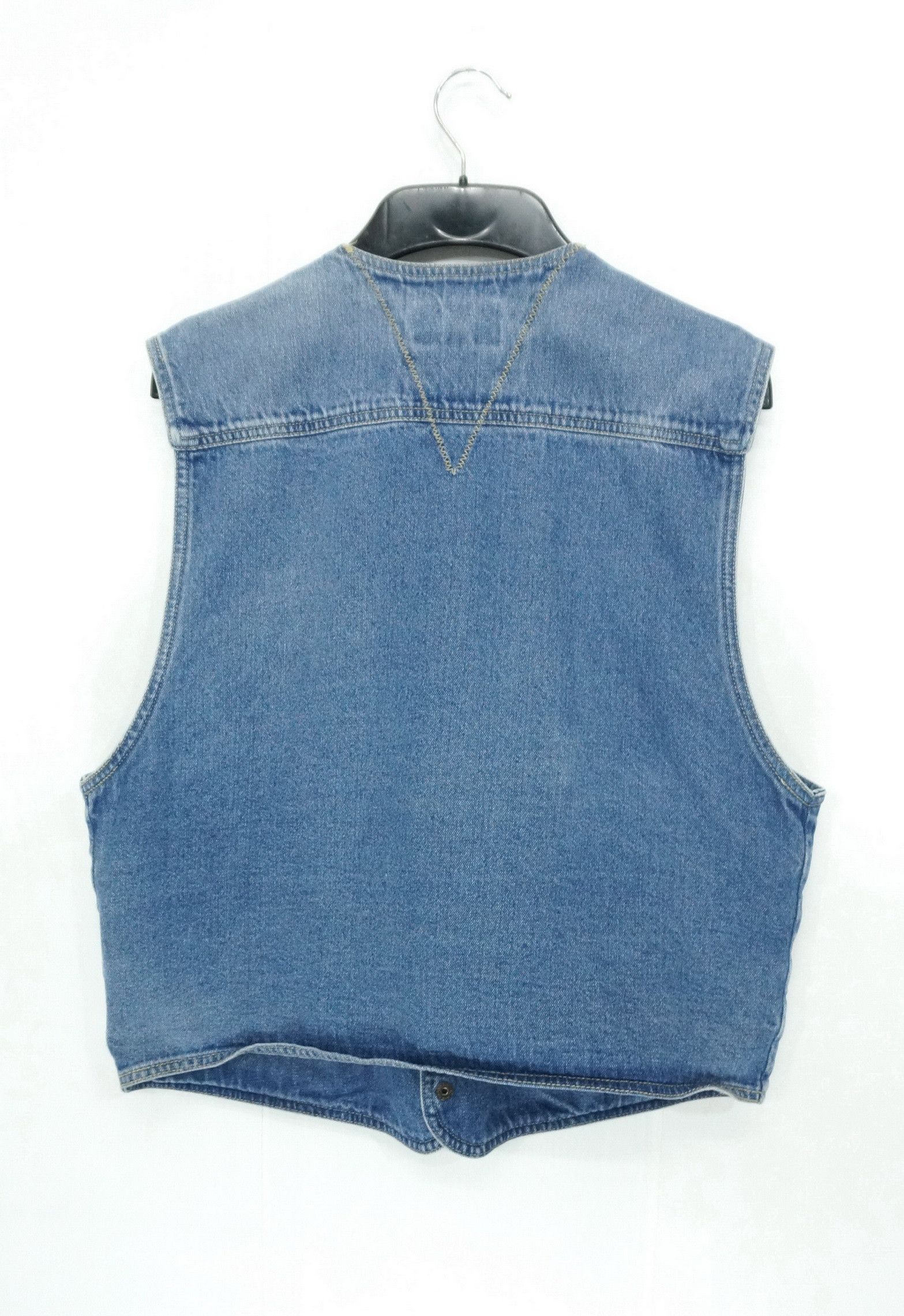 Japanese Brand Vintage Japan GIN WASHI Tactical Denim Vest Size US M / EU 48-50 / 2 - 5 Thumbnail