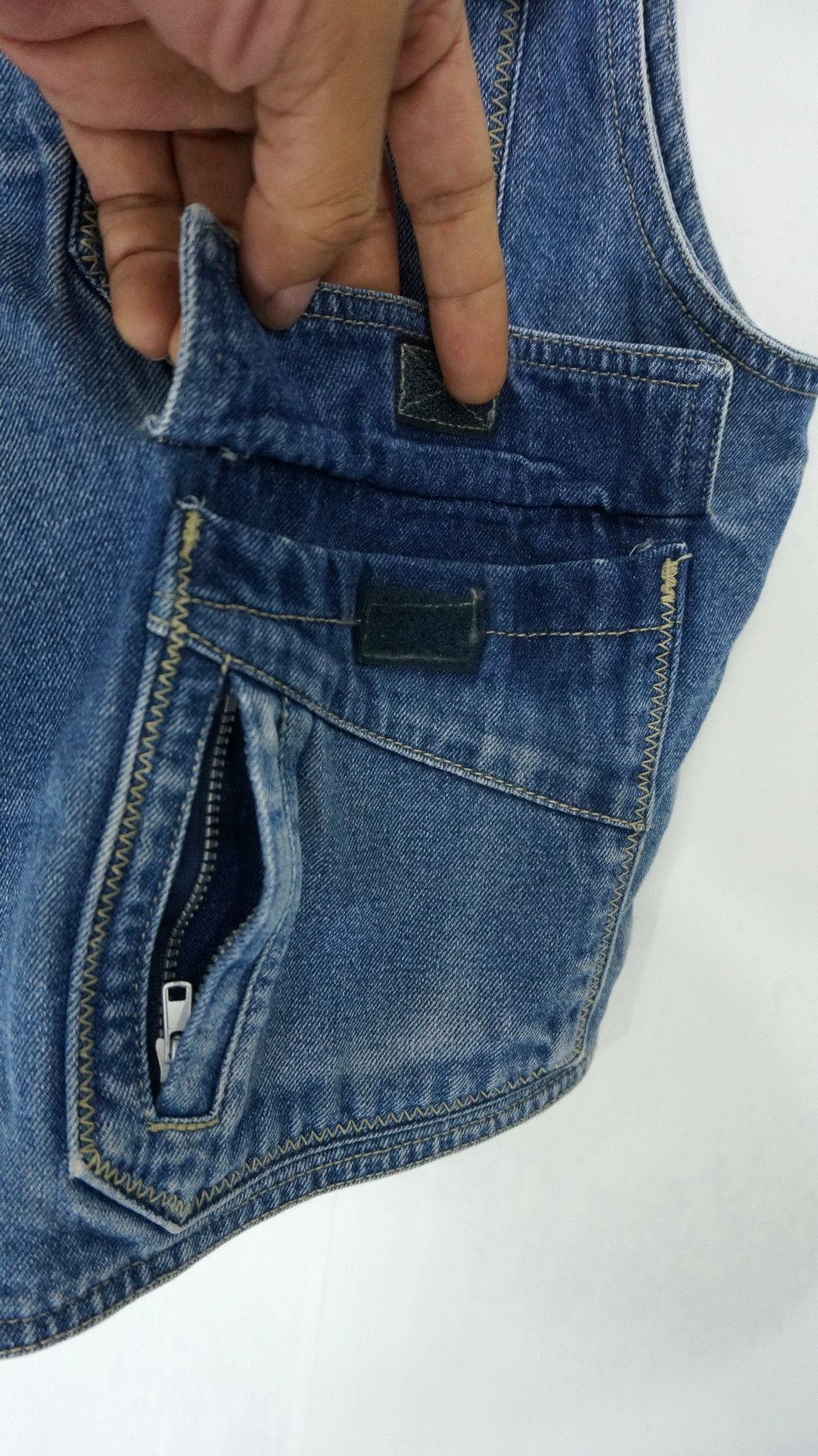 Japanese Brand Vintage Japan GIN WASHI Tactical Denim Vest Size US M / EU 48-50 / 2 - 3 Thumbnail