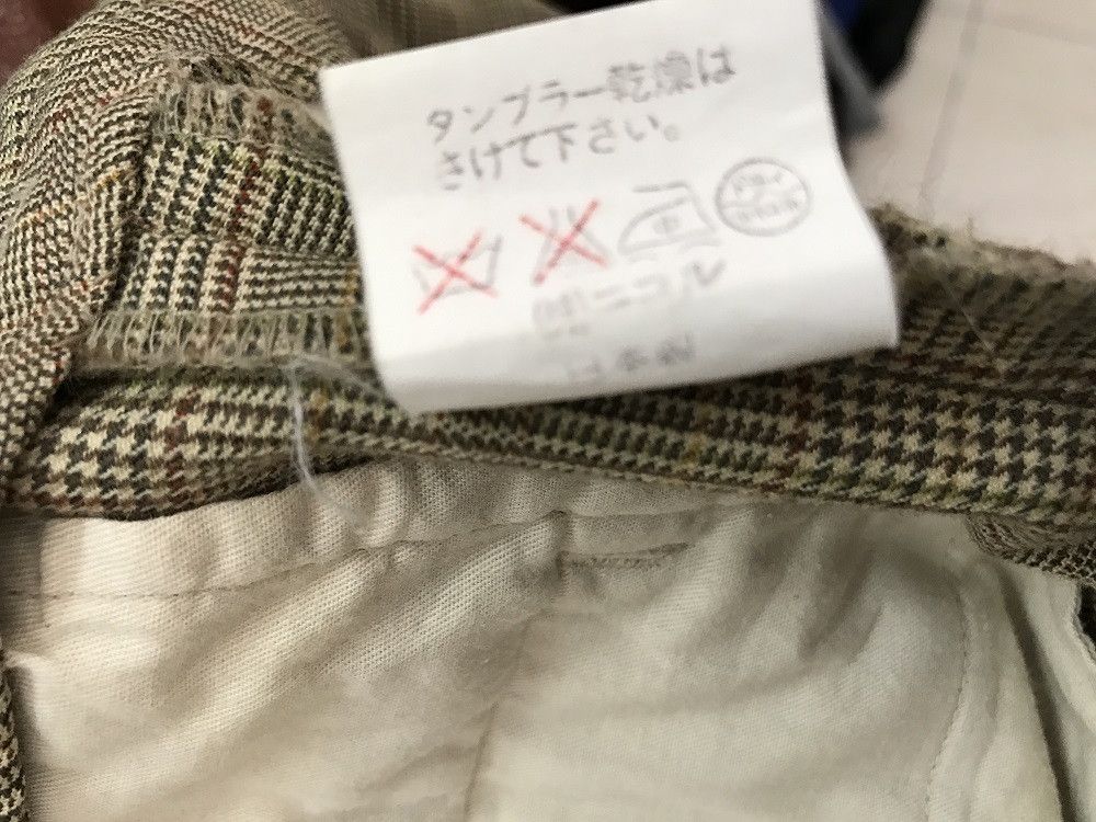 Japanese Brand × Matsuda Nicole Club For Men Japan Baggy Check Wool Trouser Size US 30 / EU 46 - 14 Thumbnail
