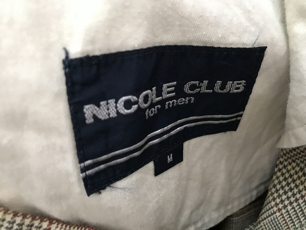 Japanese Brand × Matsuda Nicole Club For Men Japan Baggy Check Wool Trouser Size US 30 / EU 46 - 12 Thumbnail