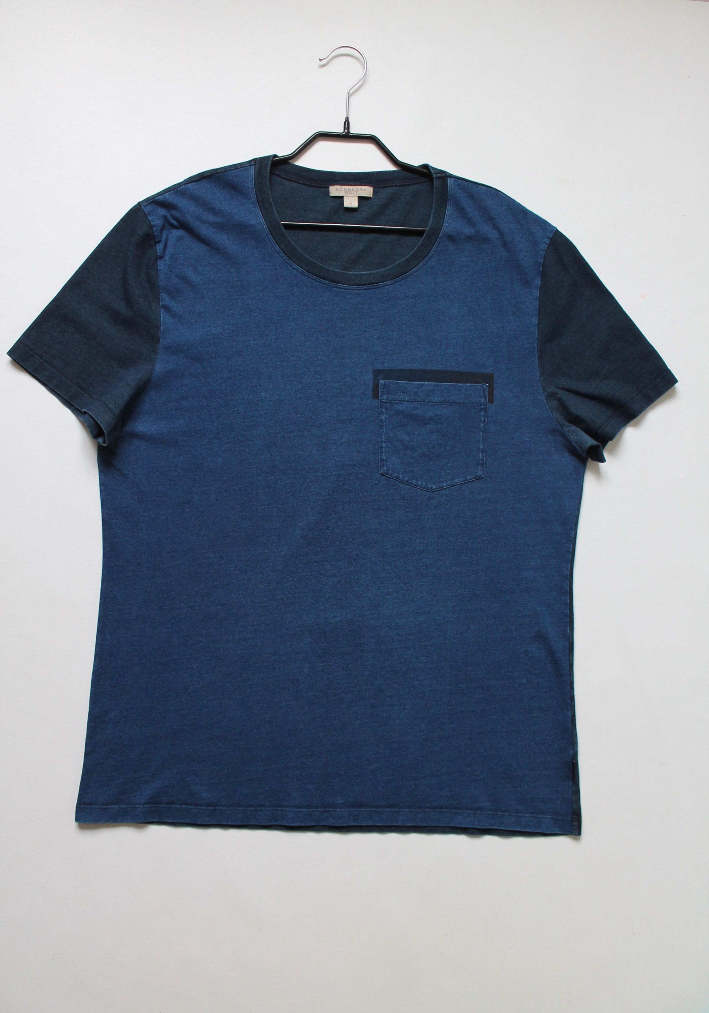 Burberry BUREBRRY Brit Blue Tee T-shirt Denim t shirt Size US L / EU 52-54 / 3 - 2 Thumbnail