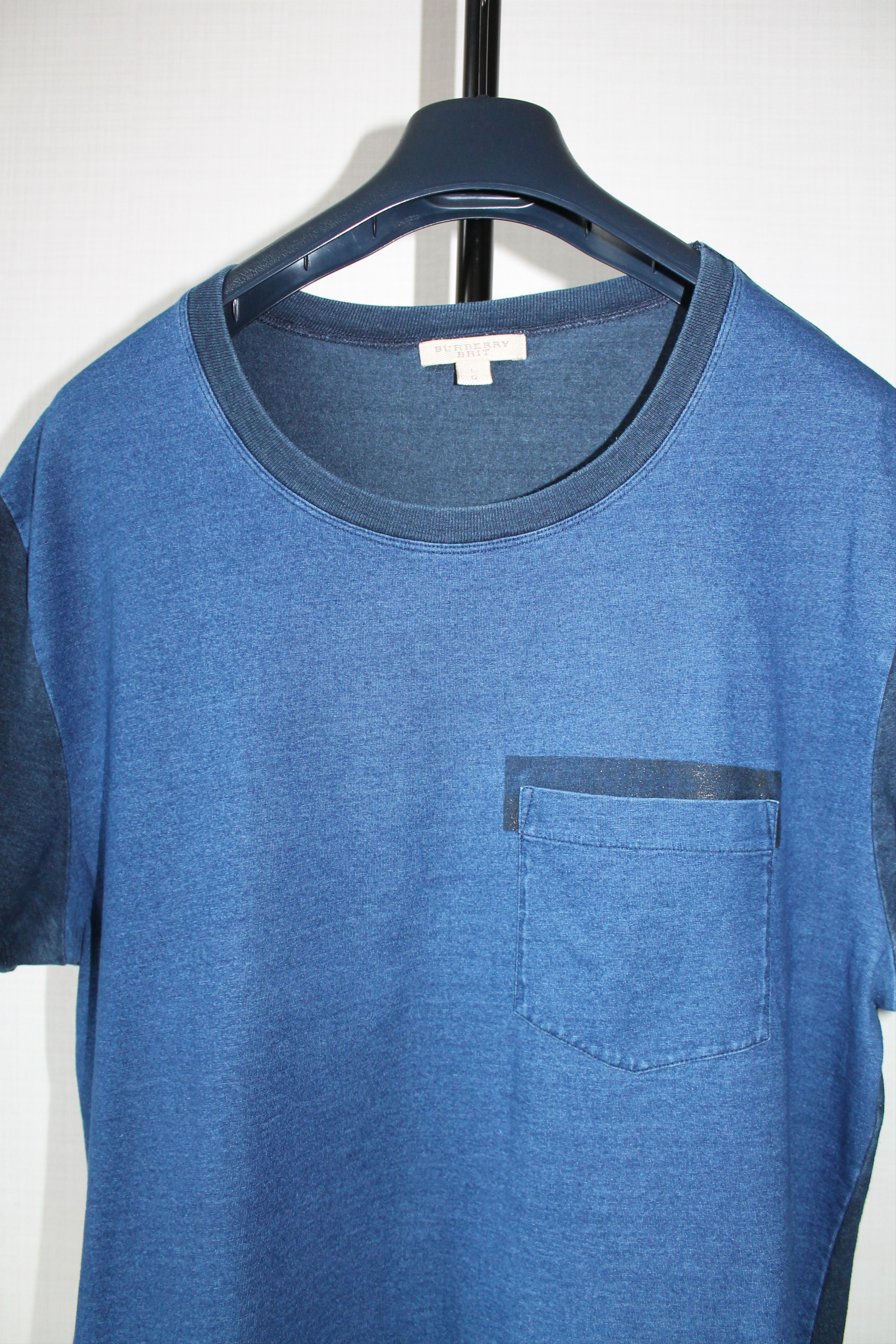 Burberry BUREBRRY Brit Blue Tee T-shirt Denim t shirt Size US L / EU 52-54 / 3 - 11 Thumbnail