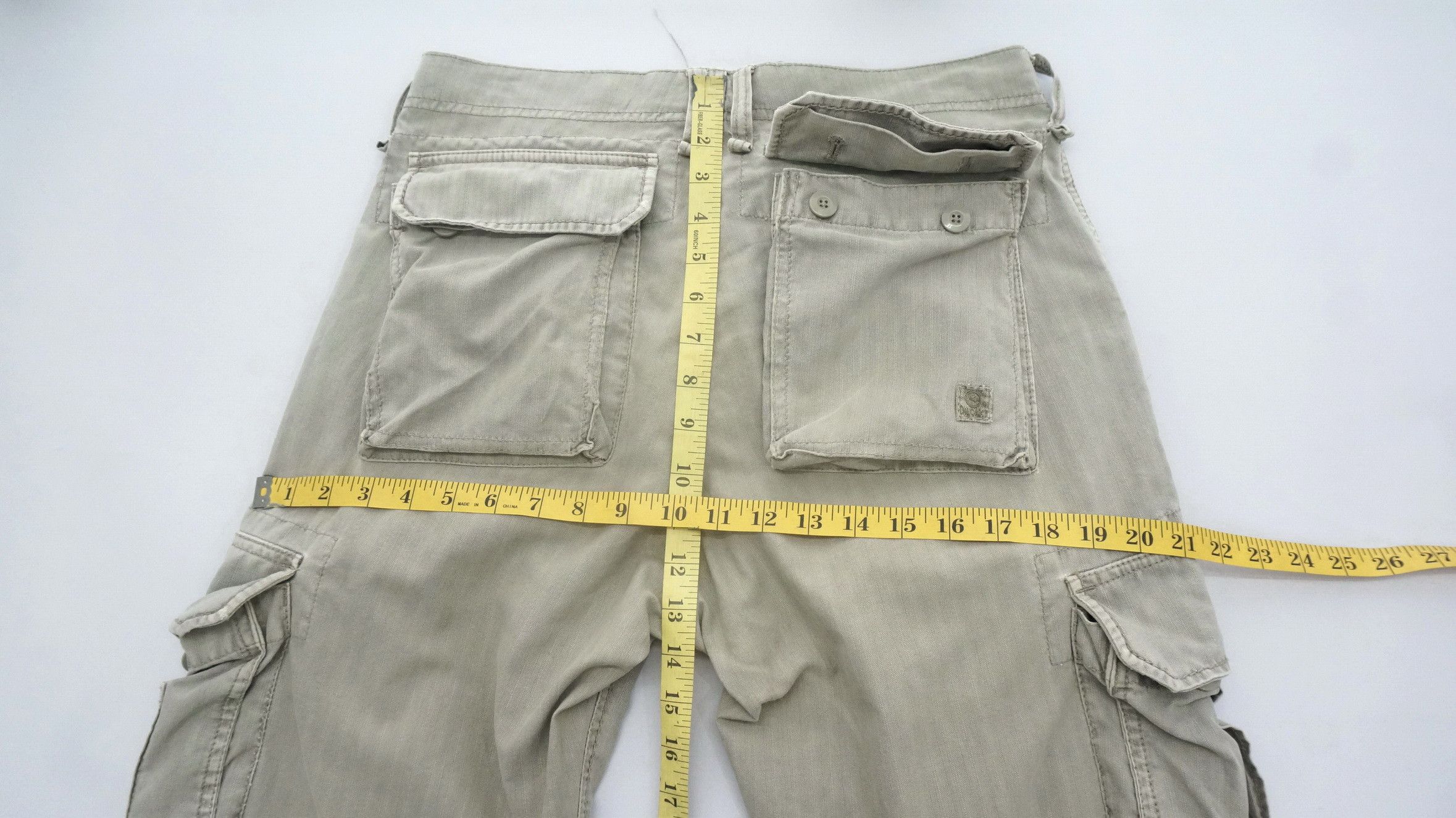 Japanese Brand Rare Vintage Japanese Brand OILCAKE Worn Out Cargo Pants Size US 32 / EU 48 - 17 Thumbnail