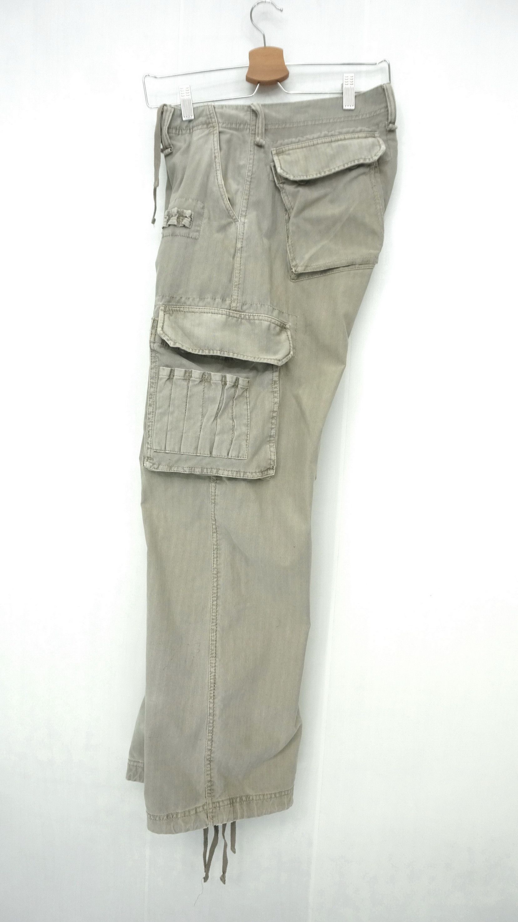Japanese Brand Rare Vintage Japanese Brand OILCAKE Worn Out Cargo Pants Size US 32 / EU 48 - 4 Thumbnail