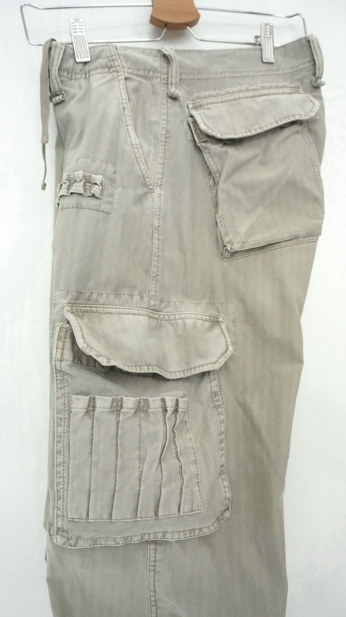 Japanese Brand Rare Vintage Japanese Brand OILCAKE Worn Out Cargo Pants Size US 32 / EU 48 - 10 Thumbnail