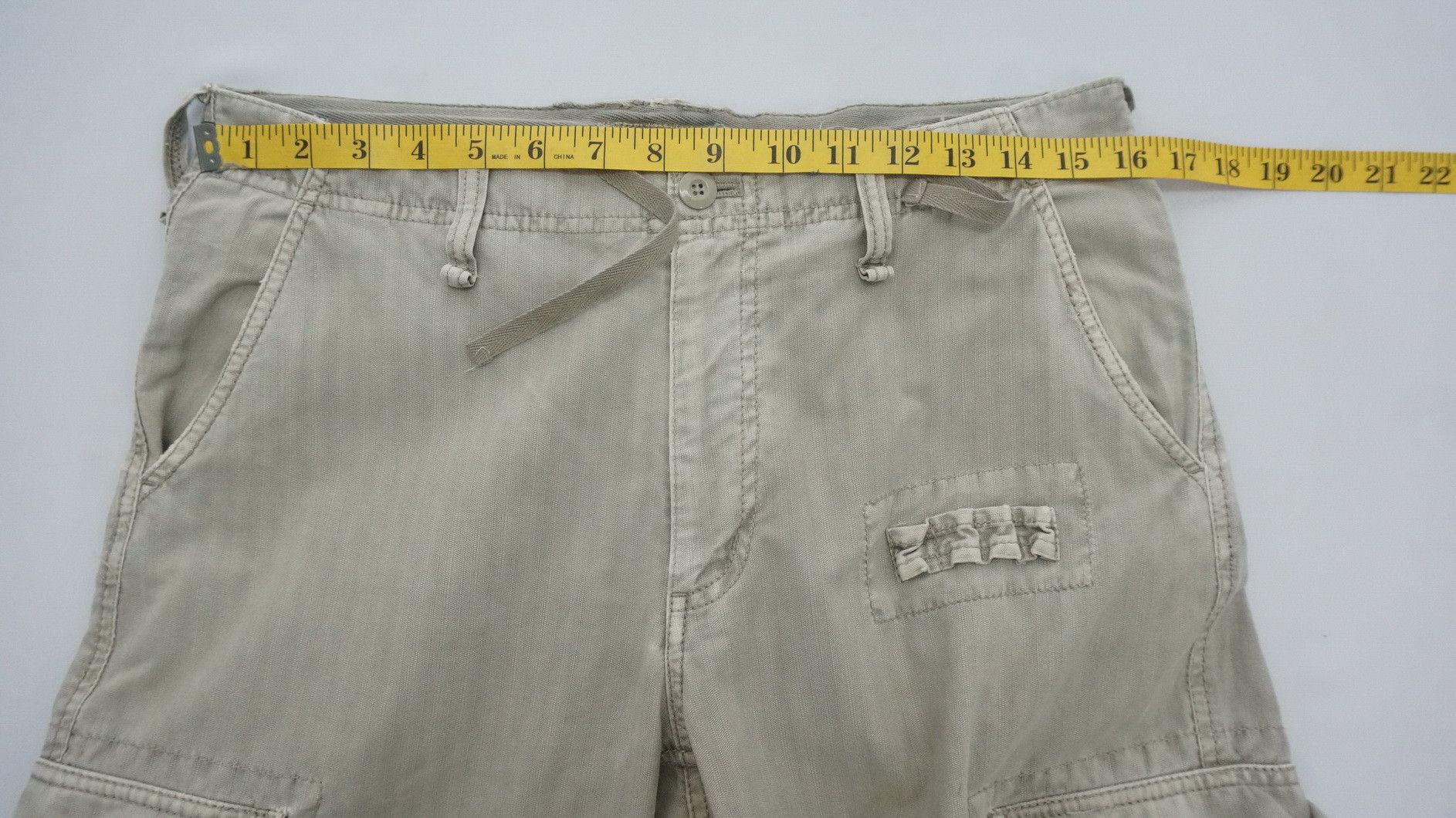 Japanese Brand Rare Vintage Japanese Brand OILCAKE Worn Out Cargo Pants Size US 32 / EU 48 - 13 Thumbnail