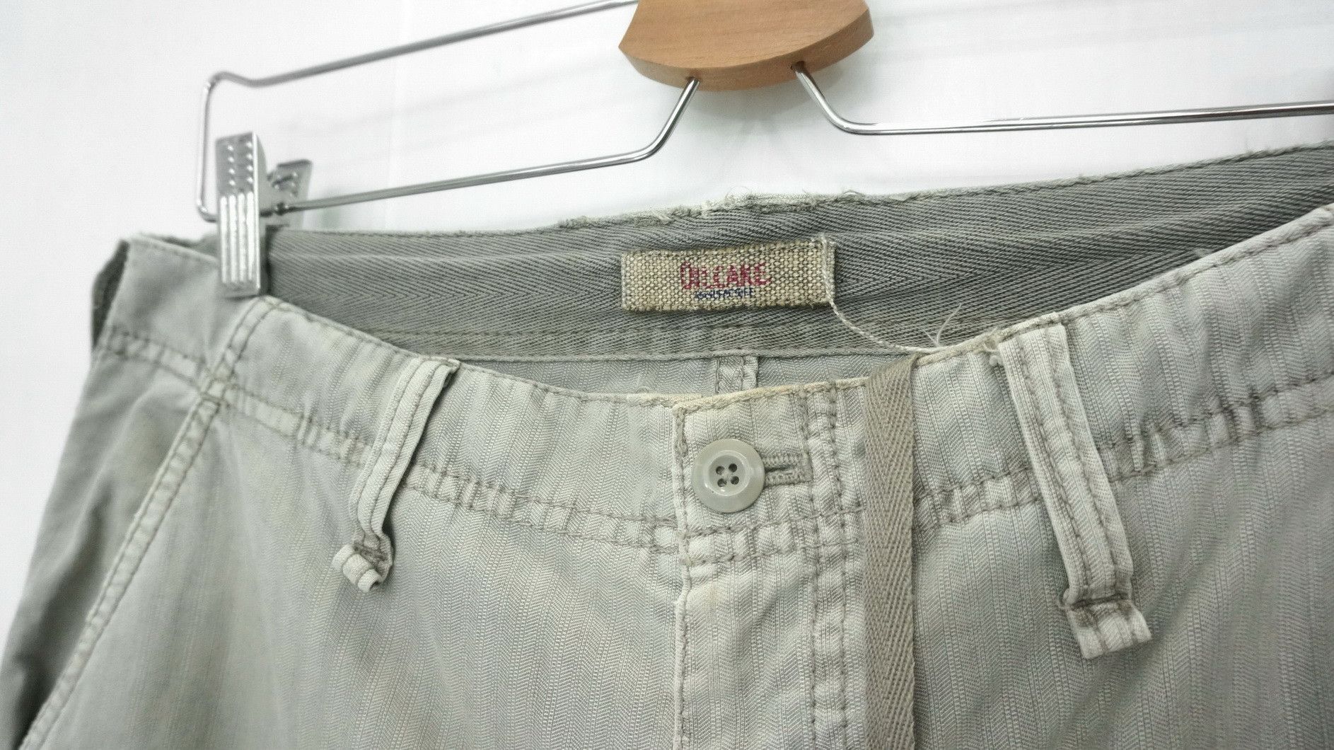 Japanese Brand Rare Vintage Japanese Brand OILCAKE Worn Out Cargo Pants Size US 32 / EU 48 - 7 Thumbnail