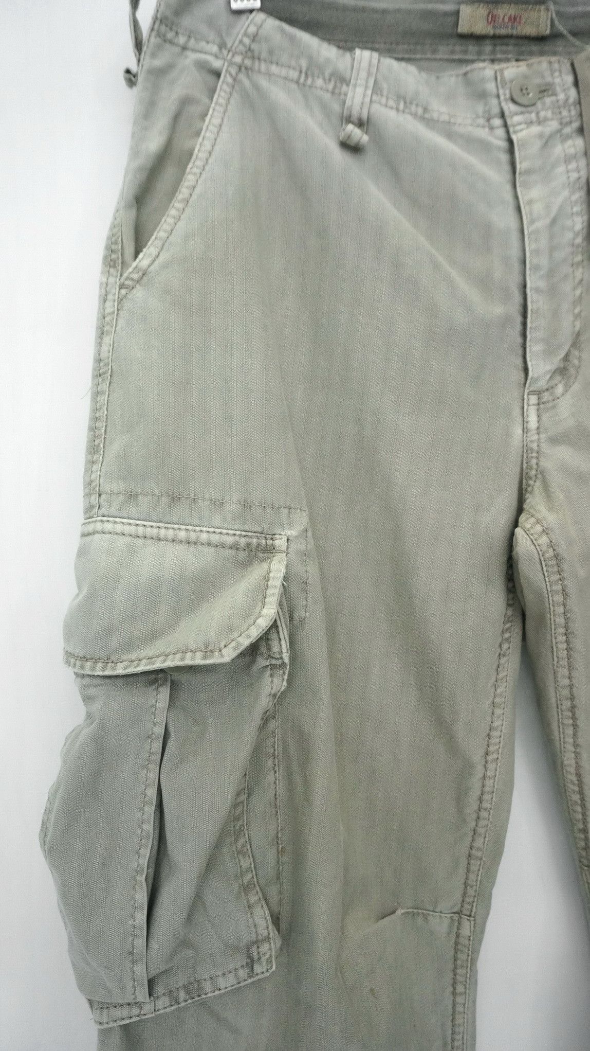 Japanese Brand Rare Vintage Japanese Brand OILCAKE Worn Out Cargo Pants Size US 32 / EU 48 - 6 Thumbnail