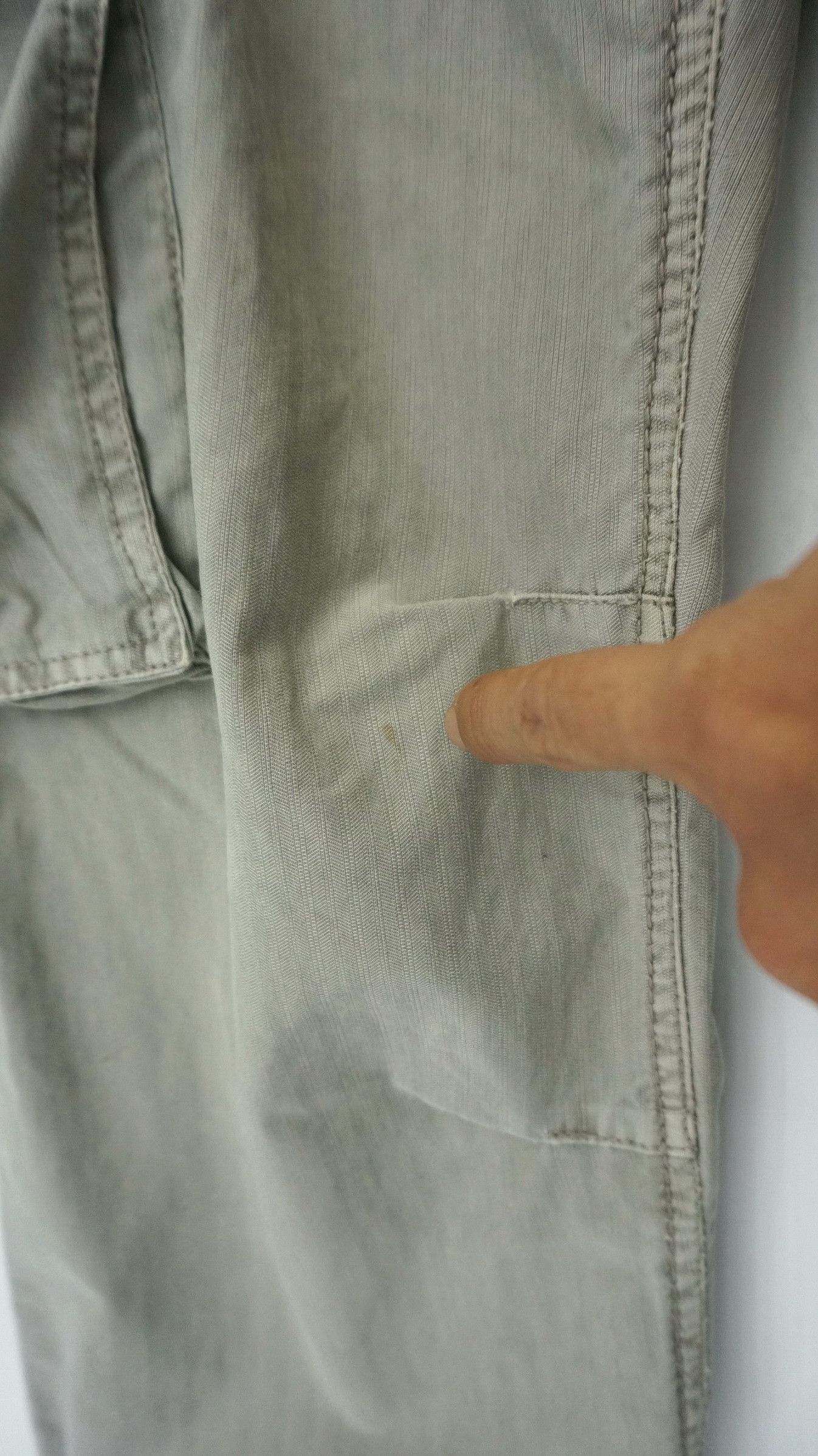 Japanese Brand Rare Vintage Japanese Brand OILCAKE Worn Out Cargo Pants Size US 32 / EU 48 - 24 Thumbnail
