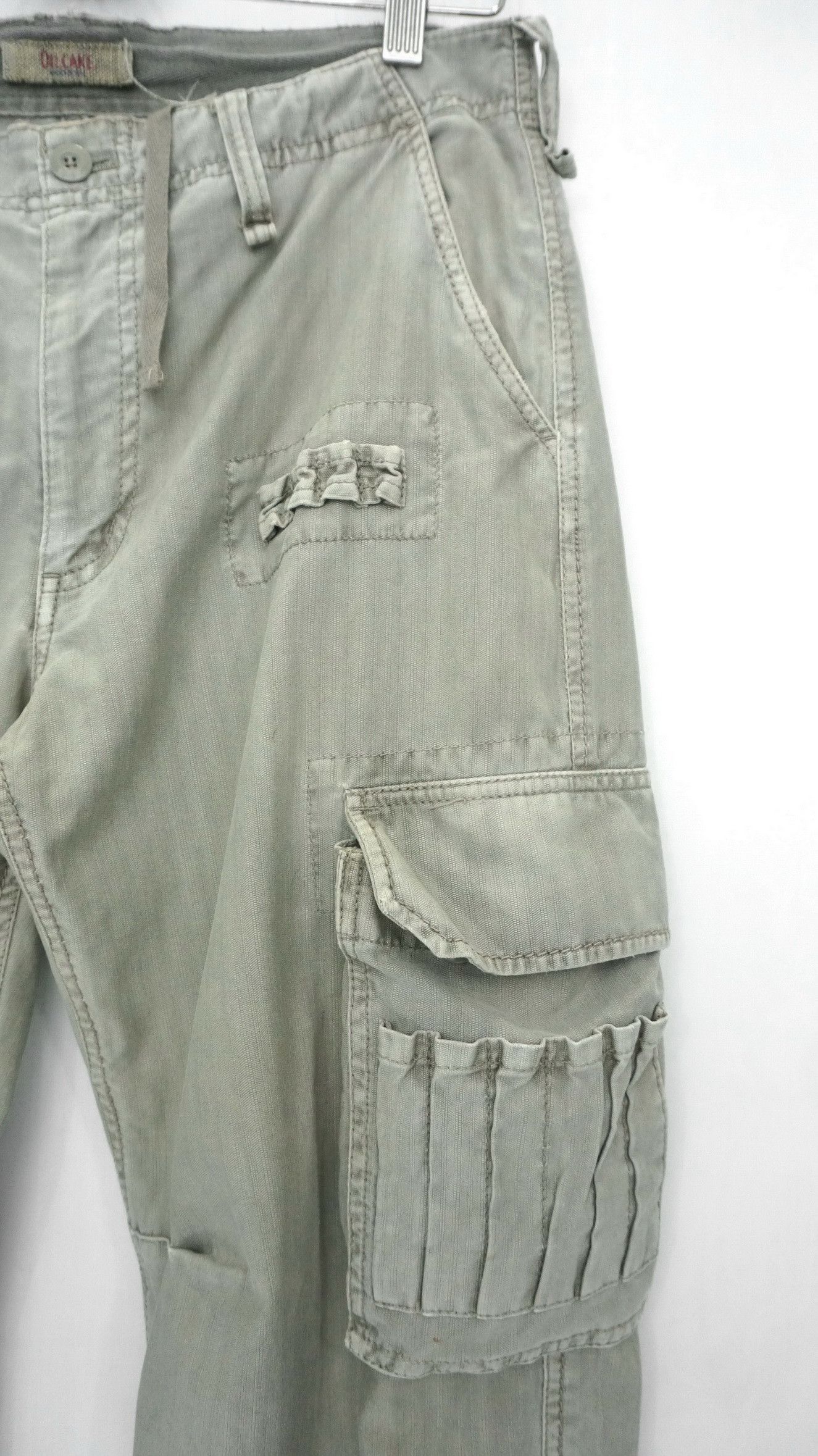 Japanese Brand Rare Vintage Japanese Brand OILCAKE Worn Out Cargo Pants Size US 32 / EU 48 - 5 Thumbnail