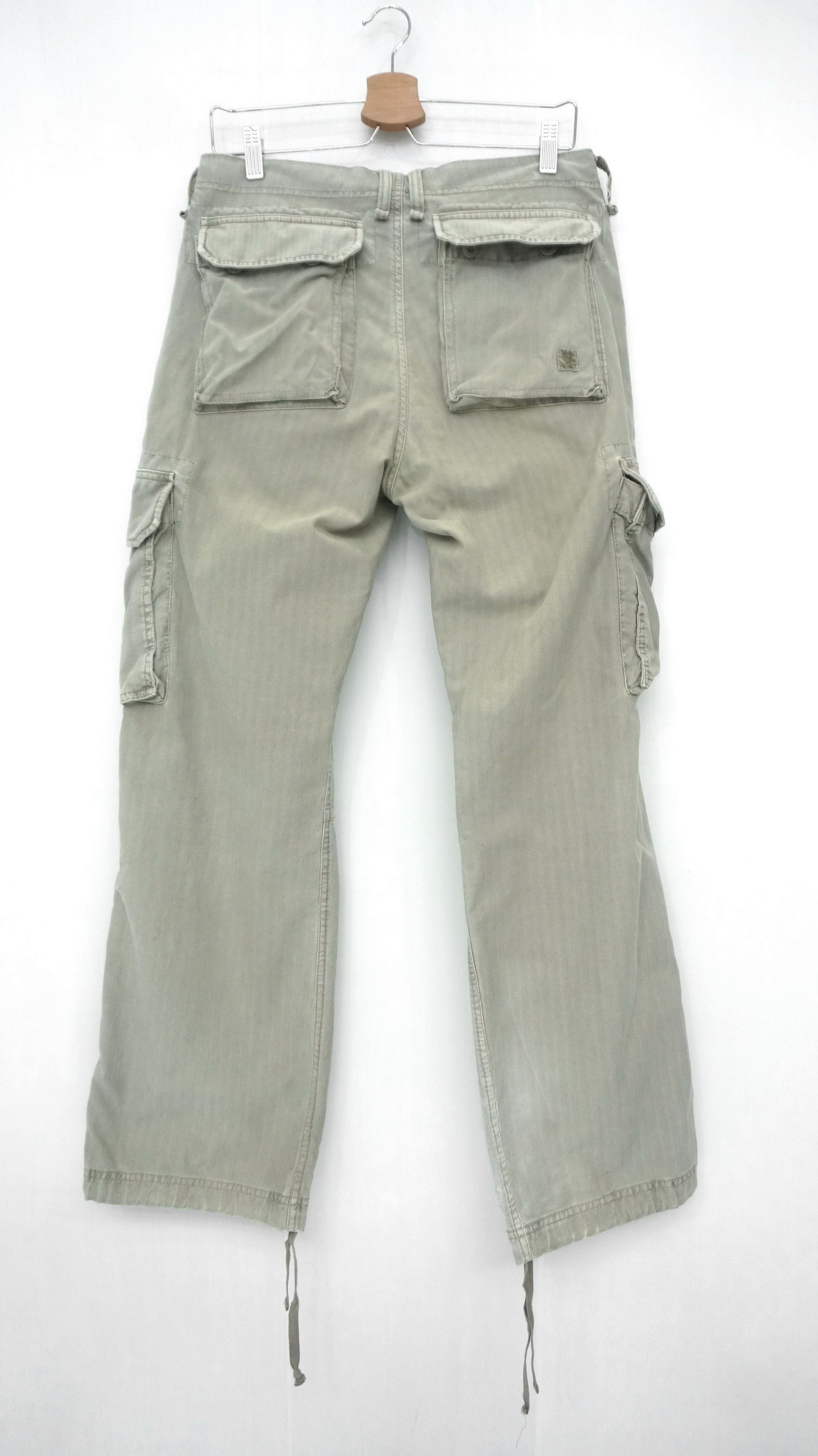Japanese Brand Rare Vintage Japanese Brand OILCAKE Worn Out Cargo Pants Size US 32 / EU 48 - 3 Thumbnail