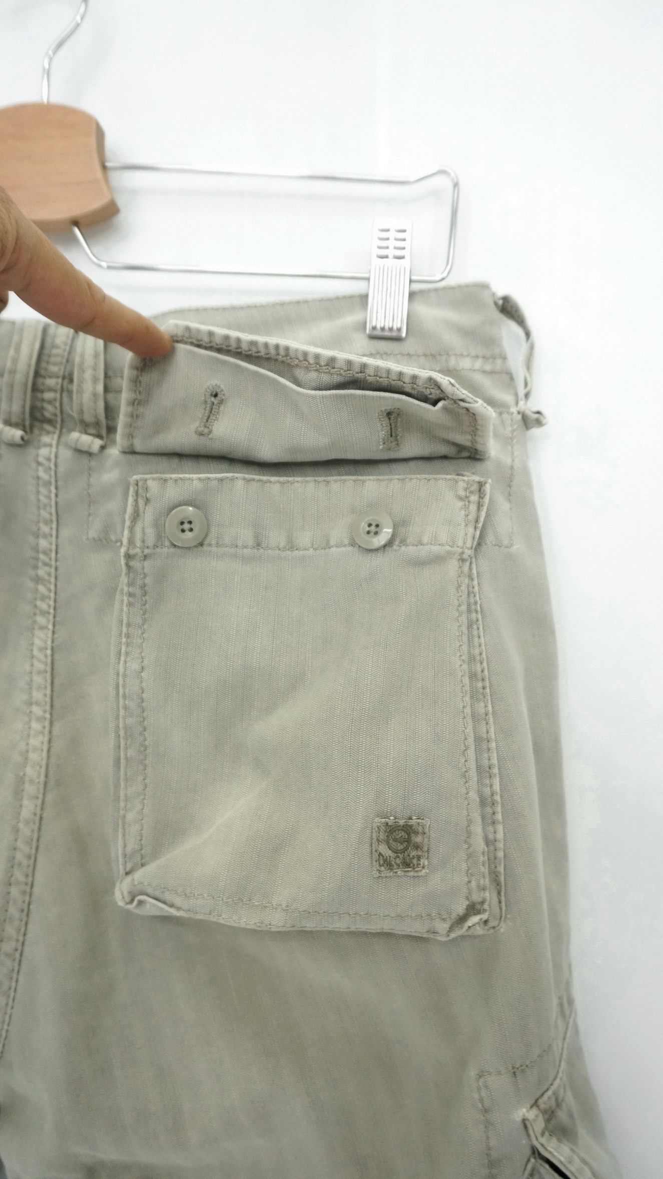 Japanese Brand Rare Vintage Japanese Brand OILCAKE Worn Out Cargo Pants Size US 32 / EU 48 - 8 Thumbnail