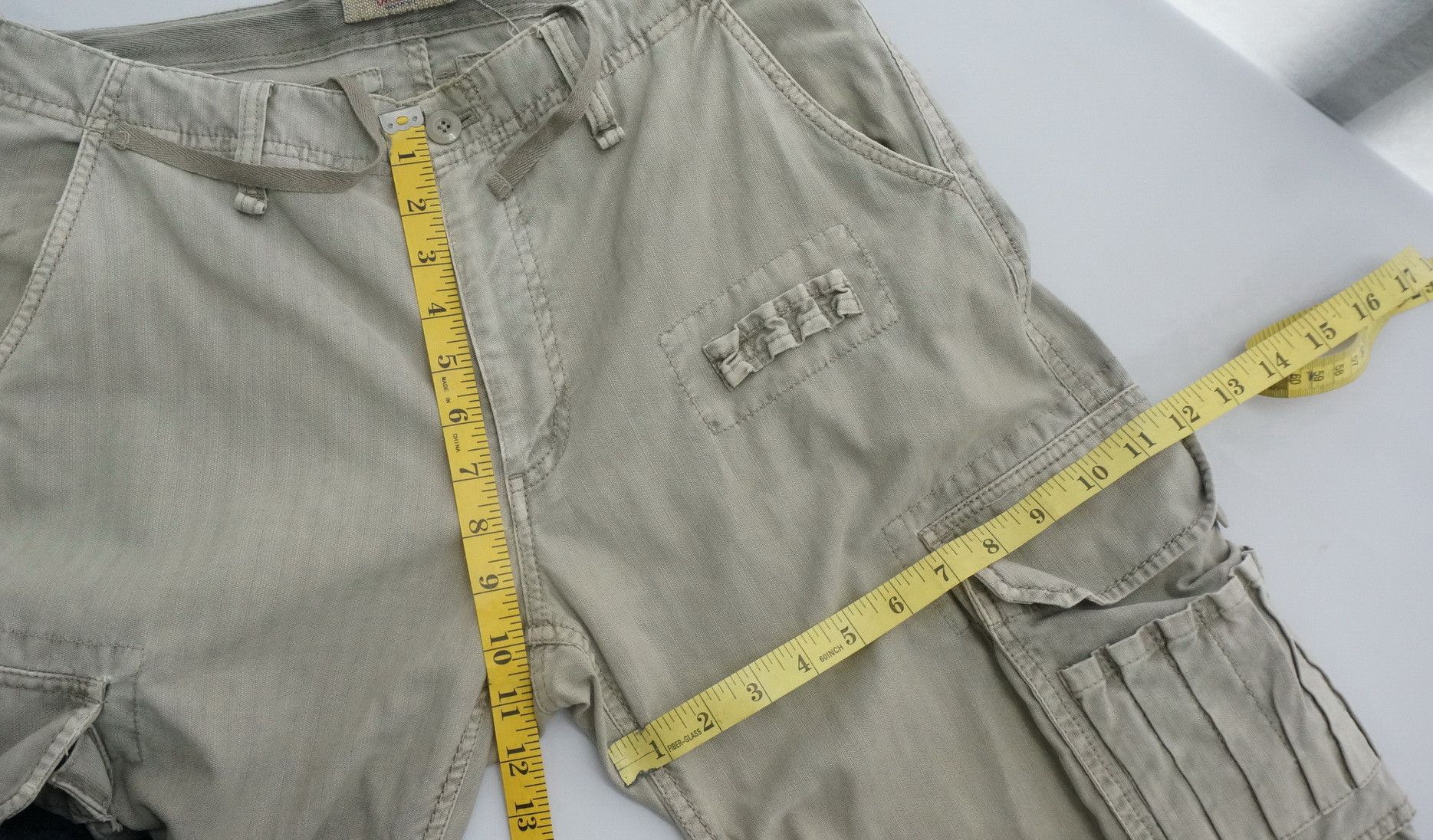 Japanese Brand Rare Vintage Japanese Brand OILCAKE Worn Out Cargo Pants Size US 32 / EU 48 - 14 Thumbnail