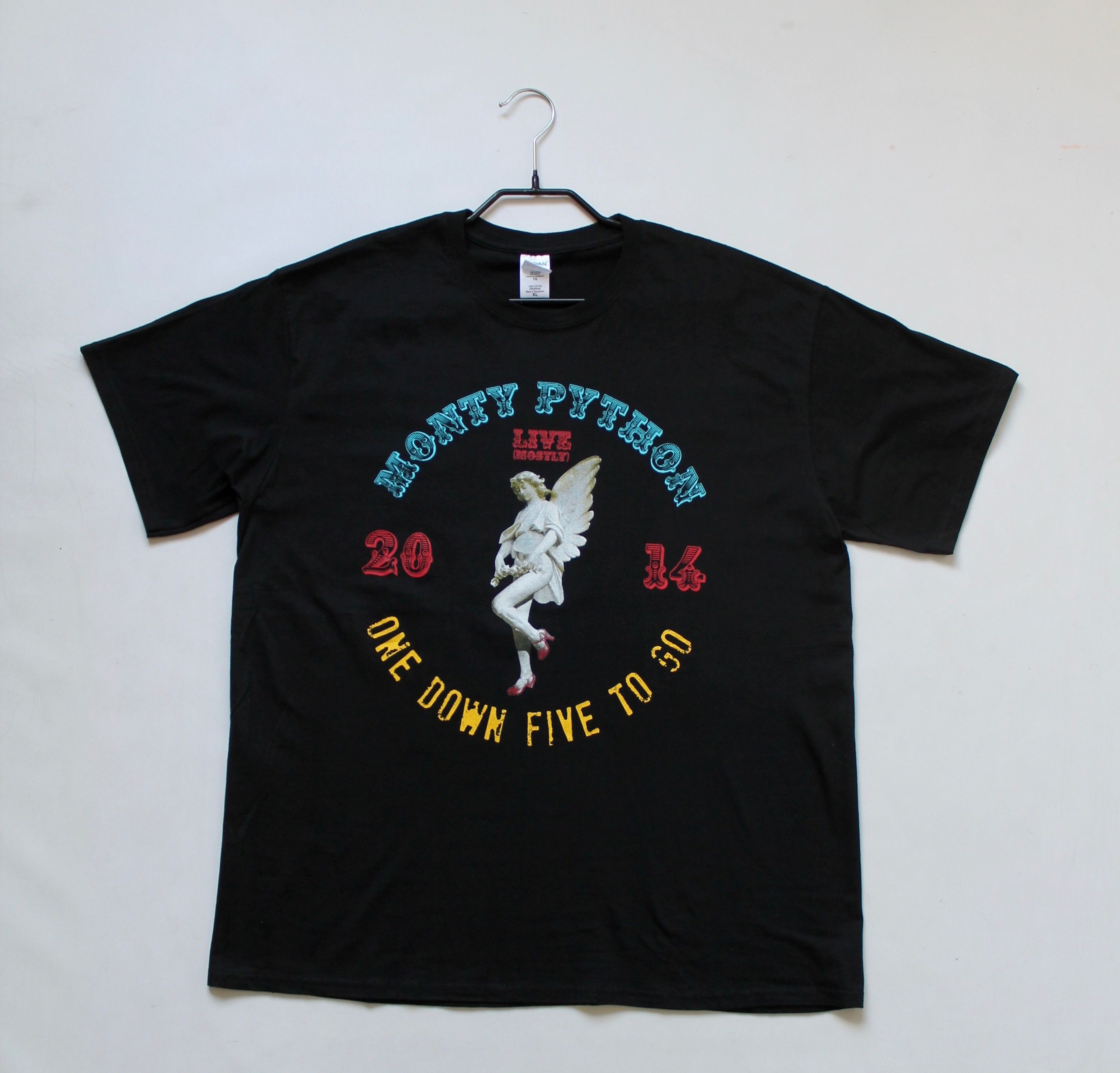 Vintage Monty Python T Shirt movie Black Size US XL / EU 56 / 4 - 6 Thumbnail