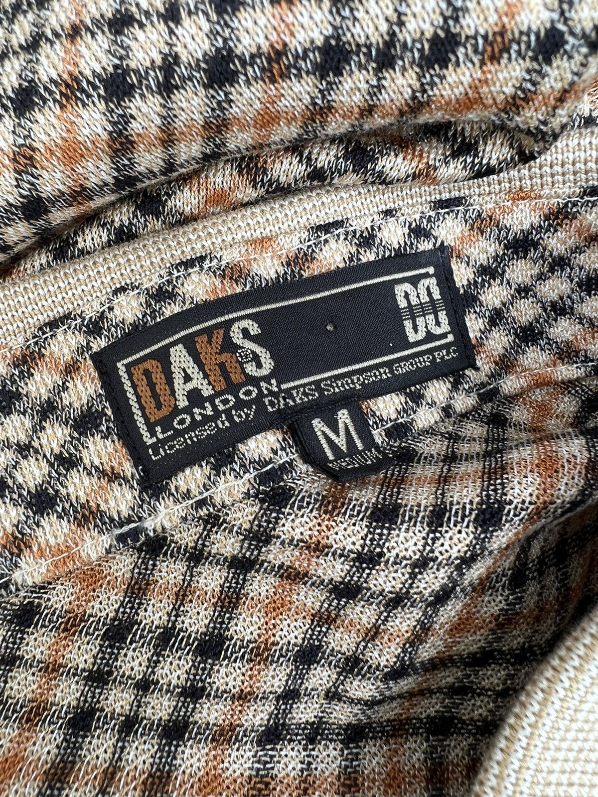 DAKS Vintage 2000s Daks London Japan Nova Check Polo Shirt Size US M / EU 48-50 / 2 - 9 Thumbnail