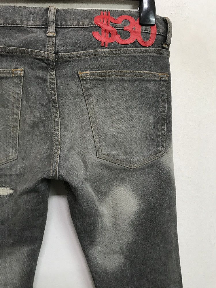 Swagger SWAGGER Japan Distressed Discharge Stretchable Skinny Denim Size US 30 / EU 46 - 11 Thumbnail