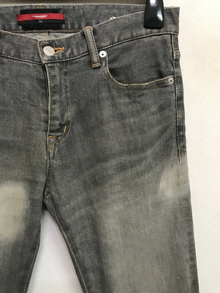 Swagger SWAGGER Japan Distressed Discharge Stretchable Skinny Denim Size US 30 / EU 46 - 3 Thumbnail