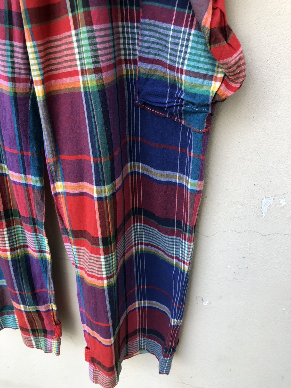 Polo Ralph Lauren Vintage 90s Polo RL Madras Tartan Cargo Trouser Pant Size US 34 / EU 50 - 12 Thumbnail