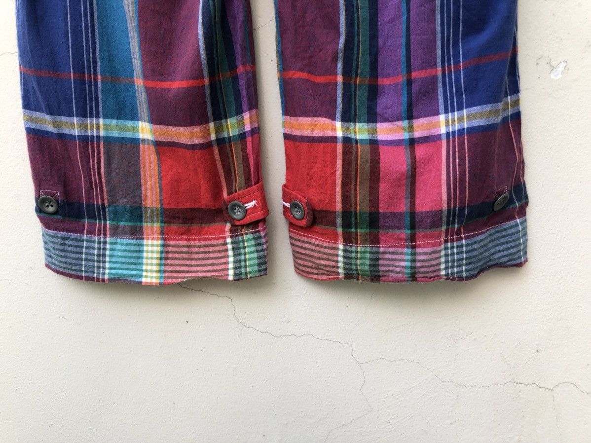 Polo Ralph Lauren Vintage 90s Polo RL Madras Tartan Cargo Trouser Pant Size US 34 / EU 50 - 17 Thumbnail