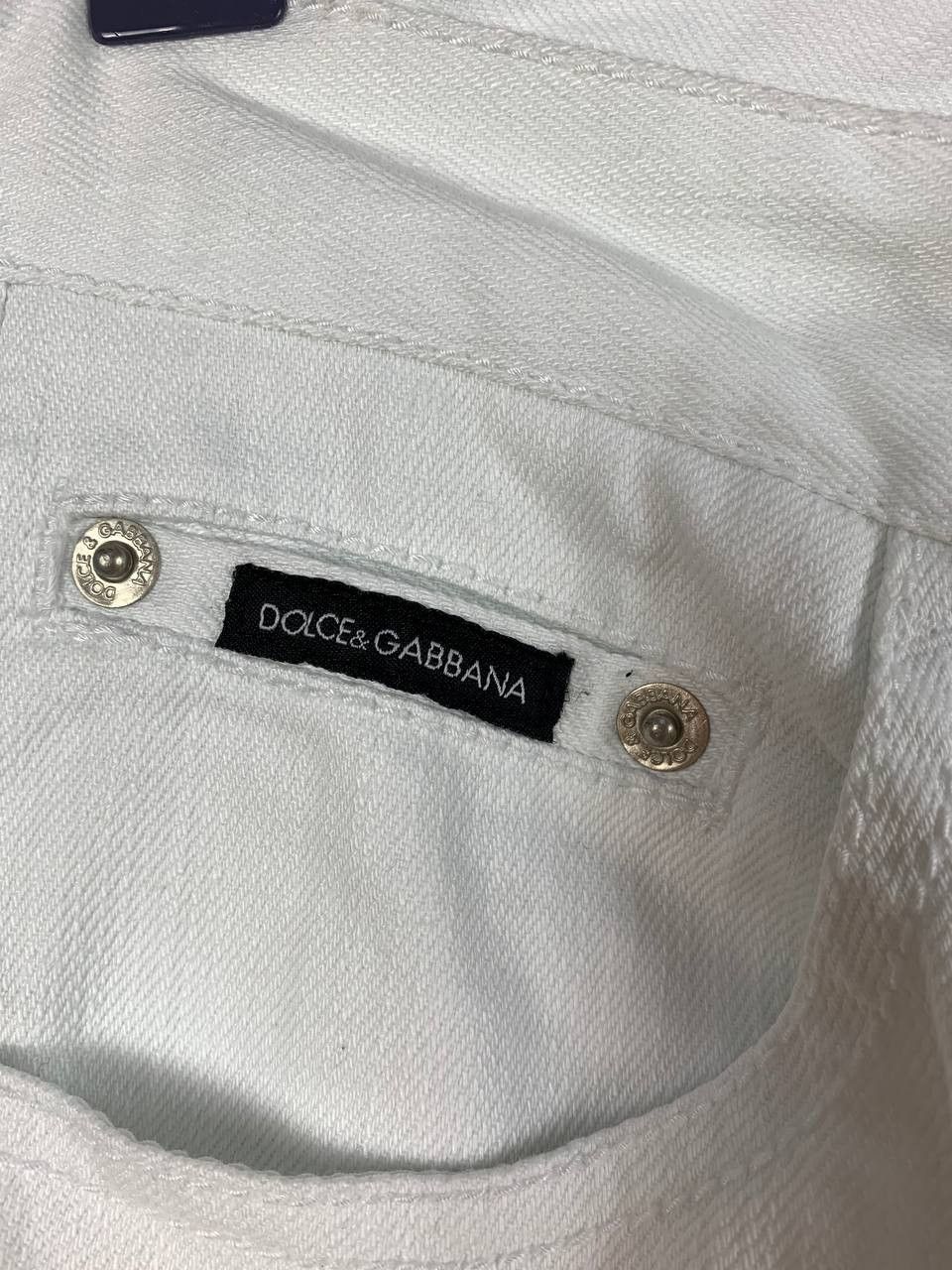 Dolce & Gabbana Dolce & Gabbana jeans white cotton 44 Size 30" / US 8 / IT 44 - 11 Thumbnail