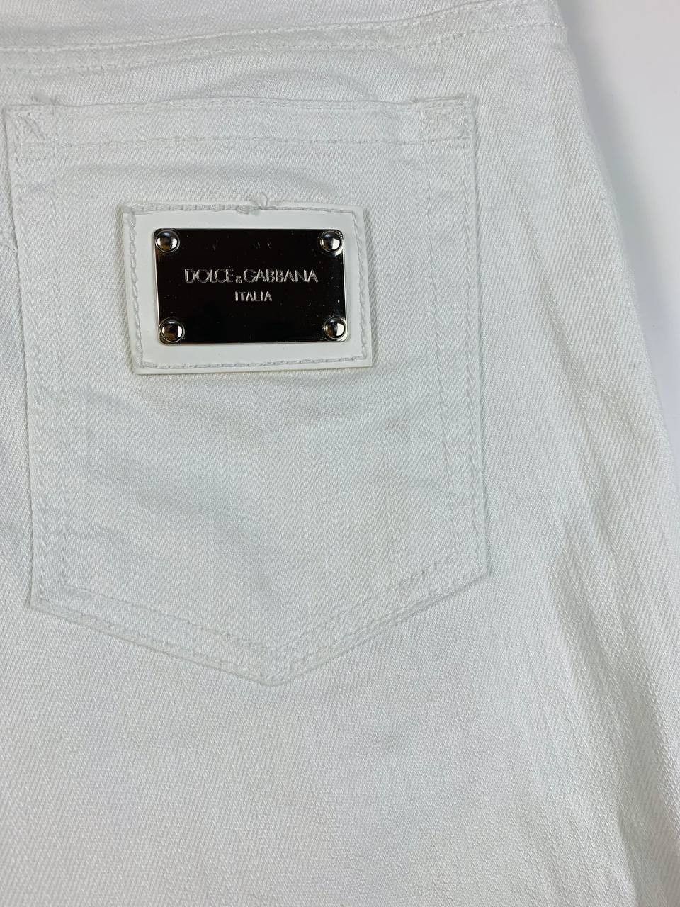Dolce & Gabbana Dolce & Gabbana jeans white cotton 44 Size 30" / US 8 / IT 44 - 12 Thumbnail