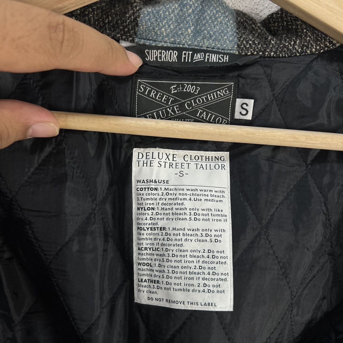 Flannel RARE FLANNEL JACKET DELUXE JAPAN CLOTHING TARTAN DESIGN Size US S / EU 44-46 / 1 - 14 Thumbnail