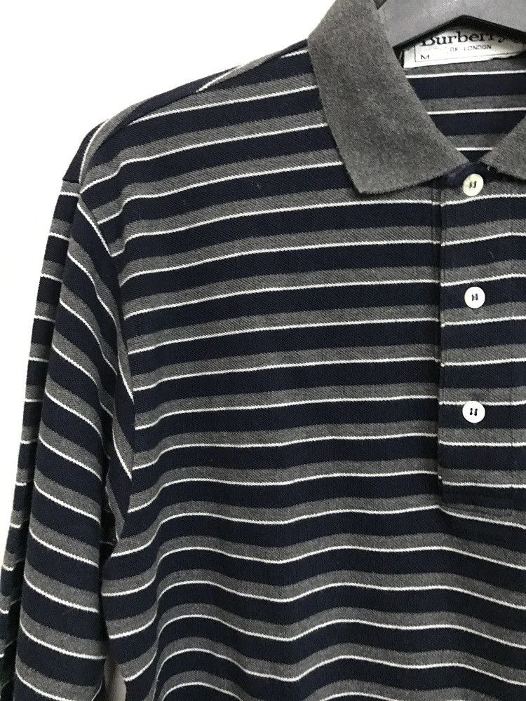 Burberry Prorsum Burberrys Of London Contrast Color Border Stripe Polo Shirt Size US M / EU 48-50 / 2 - 2 Thumbnail