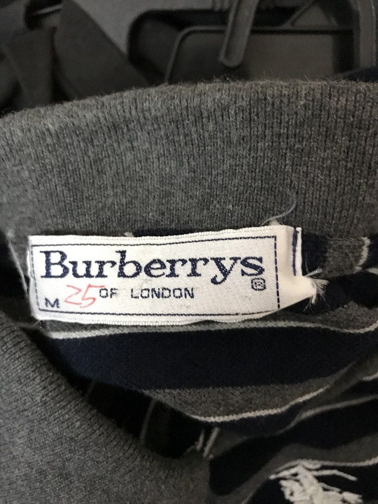 Burberry Prorsum Burberrys Of London Contrast Color Border Stripe Polo Shirt Size US M / EU 48-50 / 2 - 7 Thumbnail