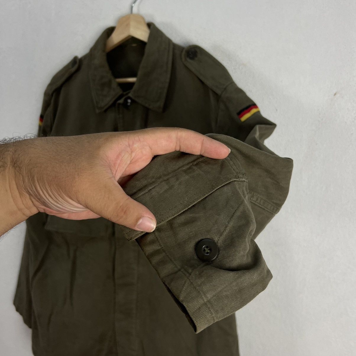 Vintage VINTAGE HIKORY CHORE JACKET WORKERS MILITARY ARMY Size US M / EU 48-50 / 2 - 6 Thumbnail