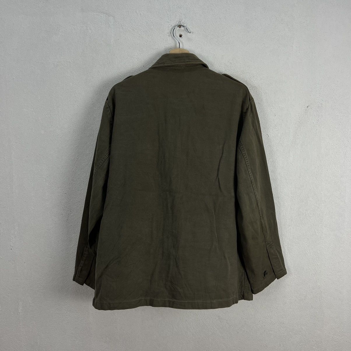 Vintage VINTAGE HIKORY CHORE JACKET WORKERS MILITARY ARMY Size US M / EU 48-50 / 2 - 7 Thumbnail