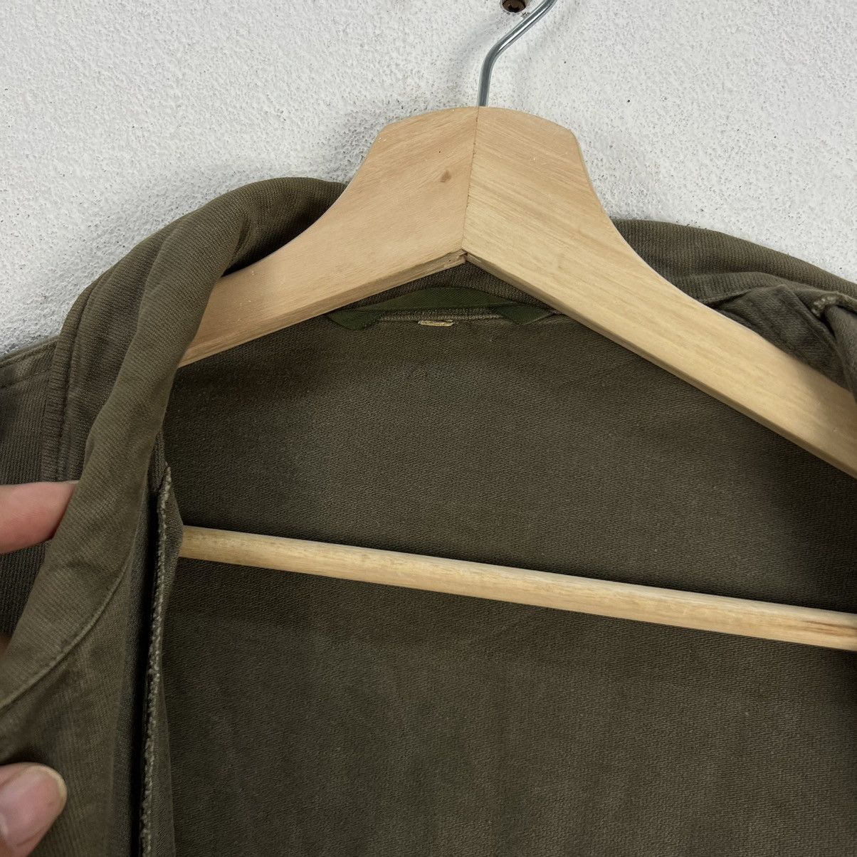 Vintage VINTAGE HIKORY CHORE JACKET WORKERS MILITARY ARMY Size US M / EU 48-50 / 2 - 10 Thumbnail
