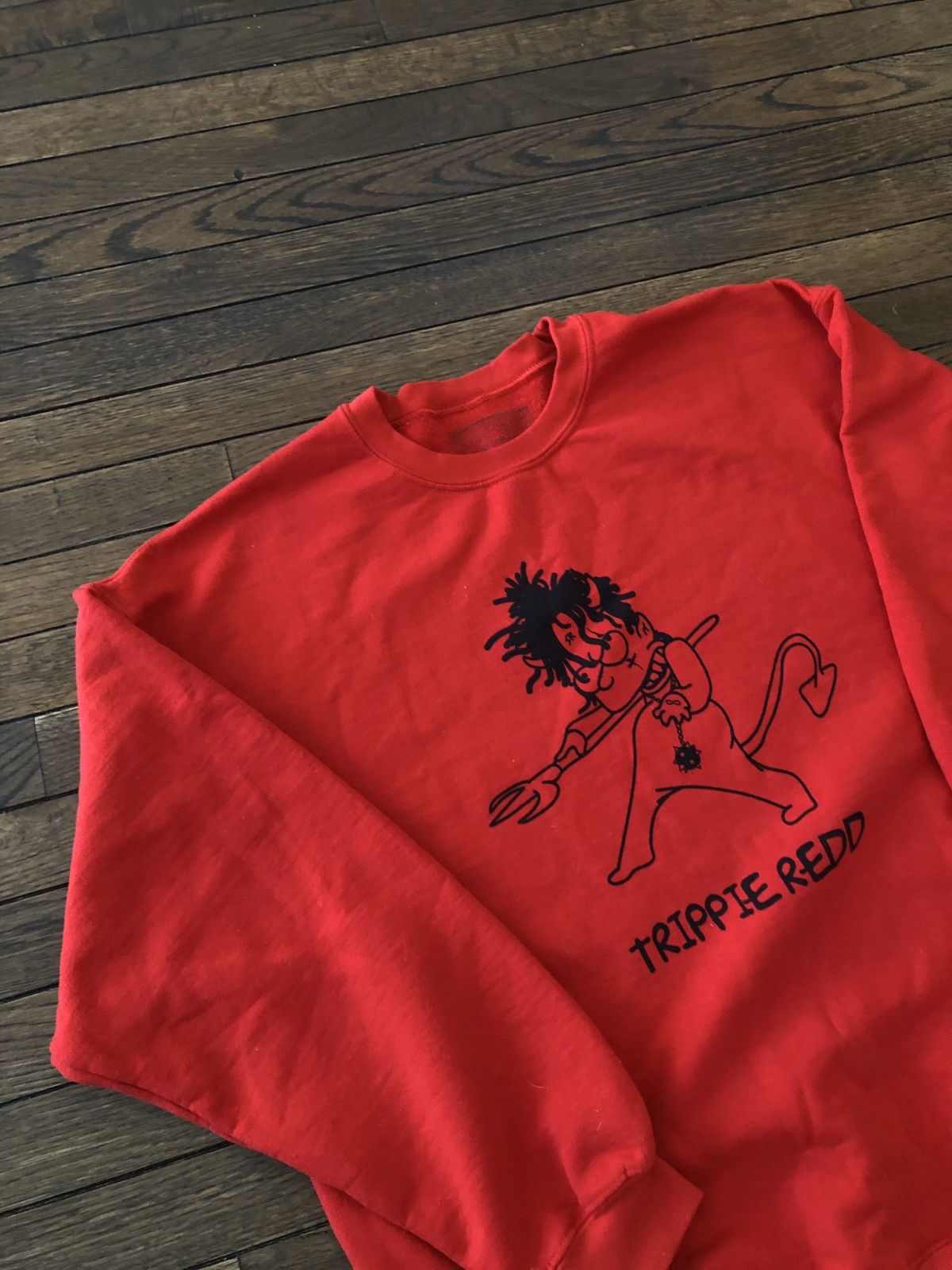 Superrradical × Trippie Redd Superrradical Trippie Redd Red Sweatshirt Crewneck XL ❄️🧊🥣 Size US XL / EU 56 / 4 - 2 Thumbnail