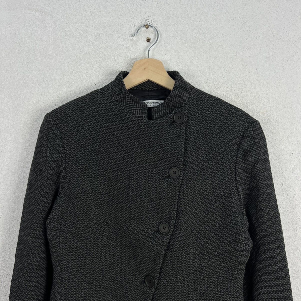 Emporio Armani RARE CROPPED COAT JACKET EMPORIO ARMANI MADE IN ITALY Size US S / EU 44-46 / 1 - 3 Thumbnail