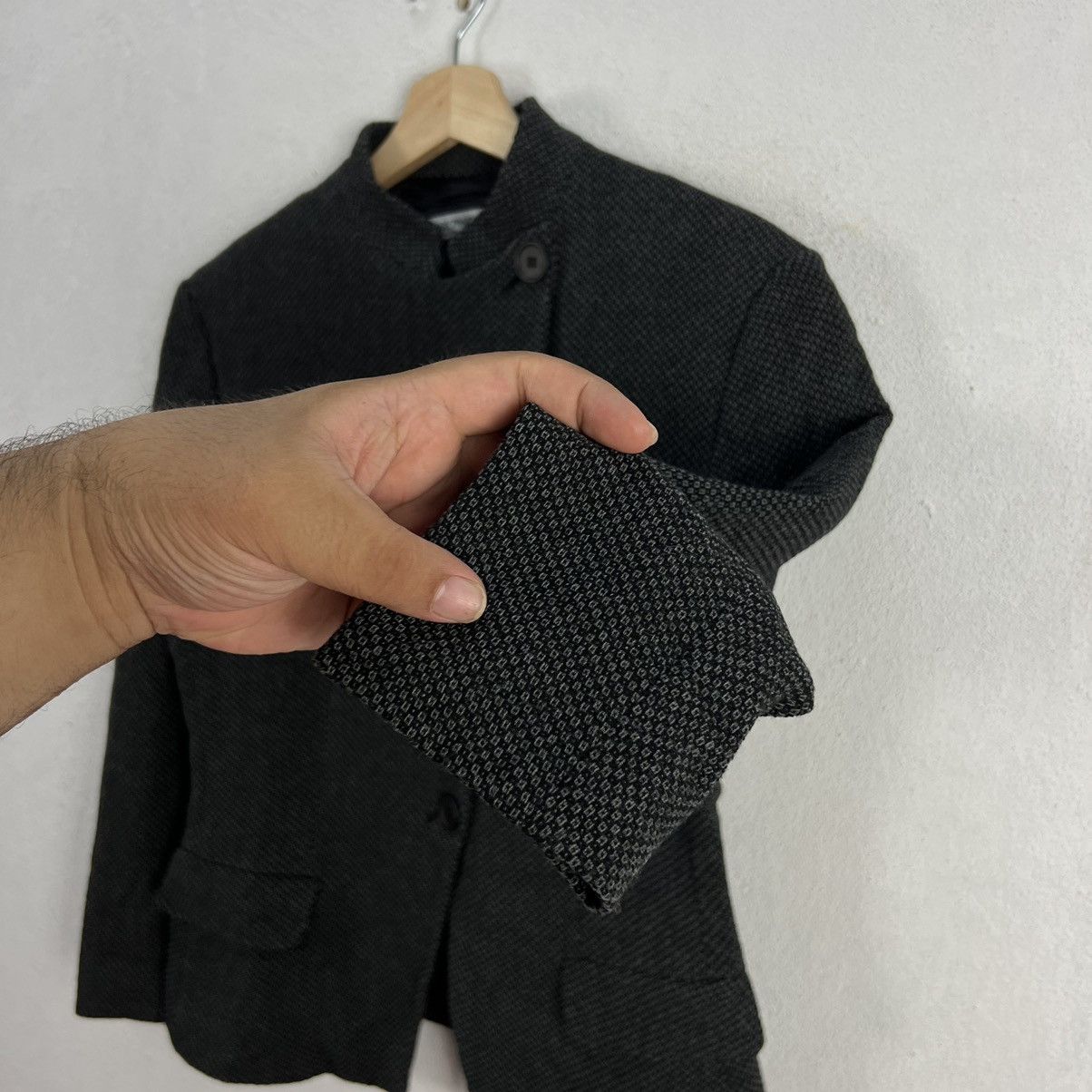 Emporio Armani RARE CROPPED COAT JACKET EMPORIO ARMANI MADE IN ITALY Size US S / EU 44-46 / 1 - 6 Thumbnail