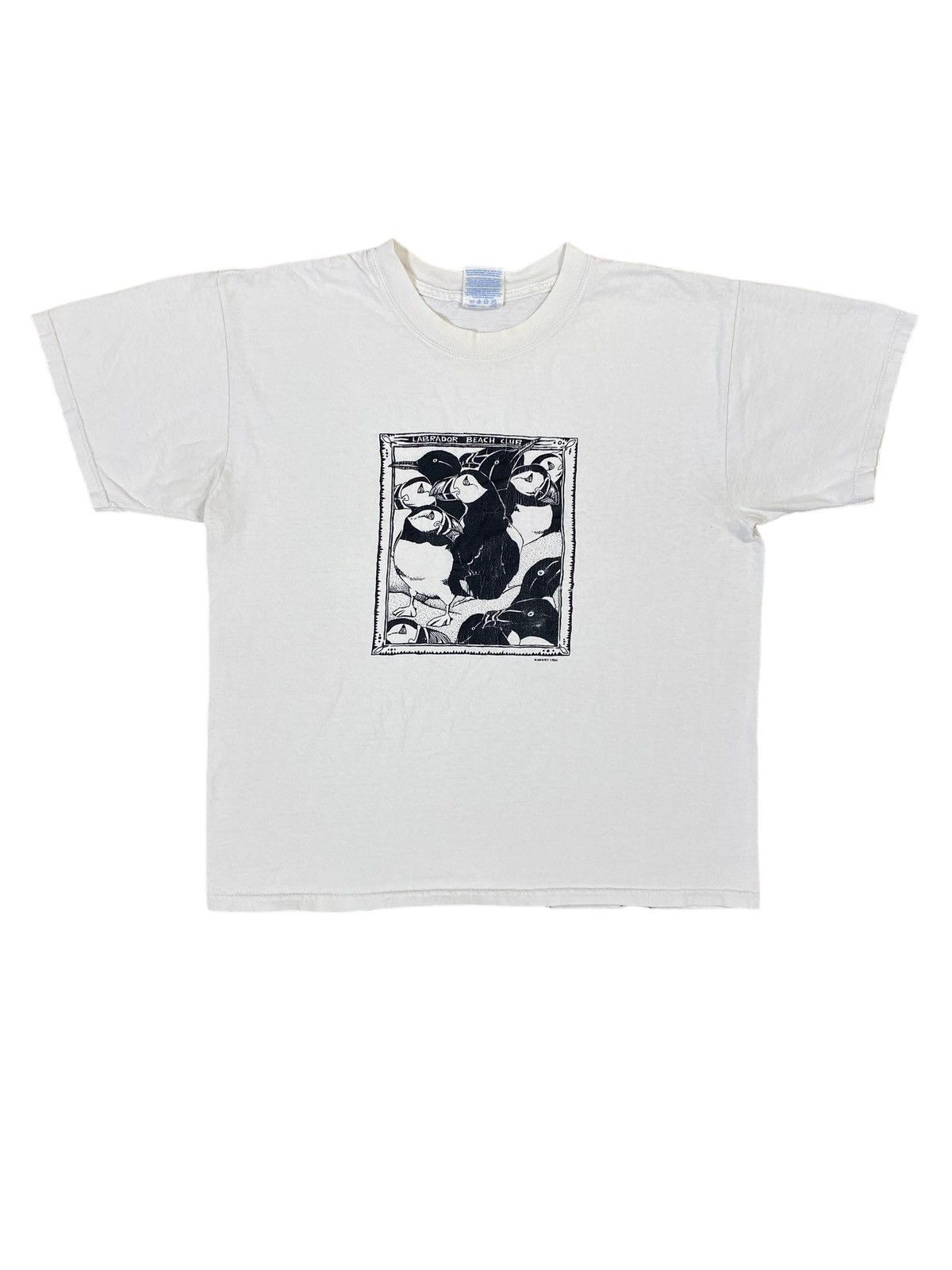 Vintage Vntage Y2K Labrador Beach Club Puffin Artwork graphic tshirt Size US M / EU 48-50 / 2 - 1 Thumbnail