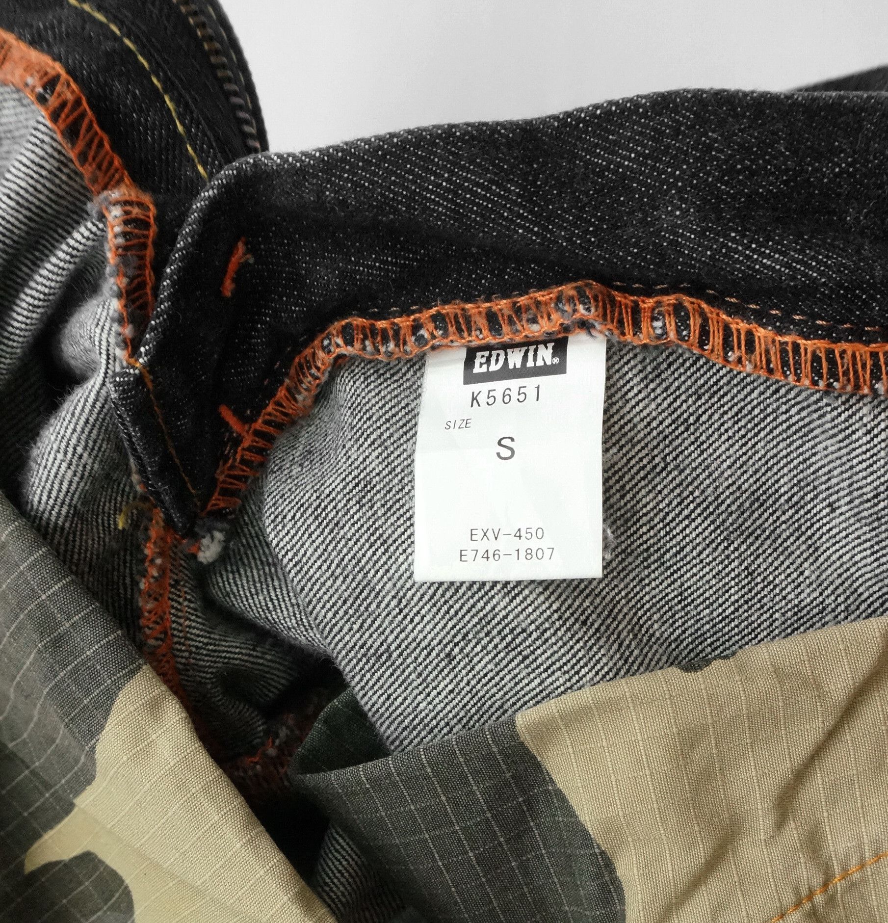 Edwin 🔥RARE🔥 EDWIN 503 Black Flared Cargo Jeans Size US 28 / EU 44 - 20 Thumbnail