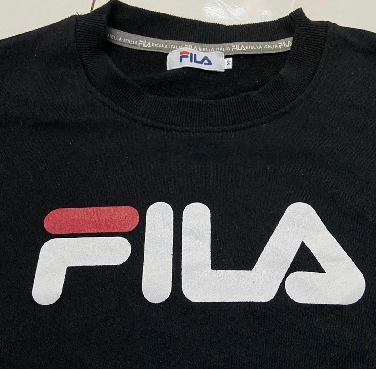 Fila Vintage Fila Sweatshirt bi logo Size US M / EU 48-50 / 2 - 2 Thumbnail