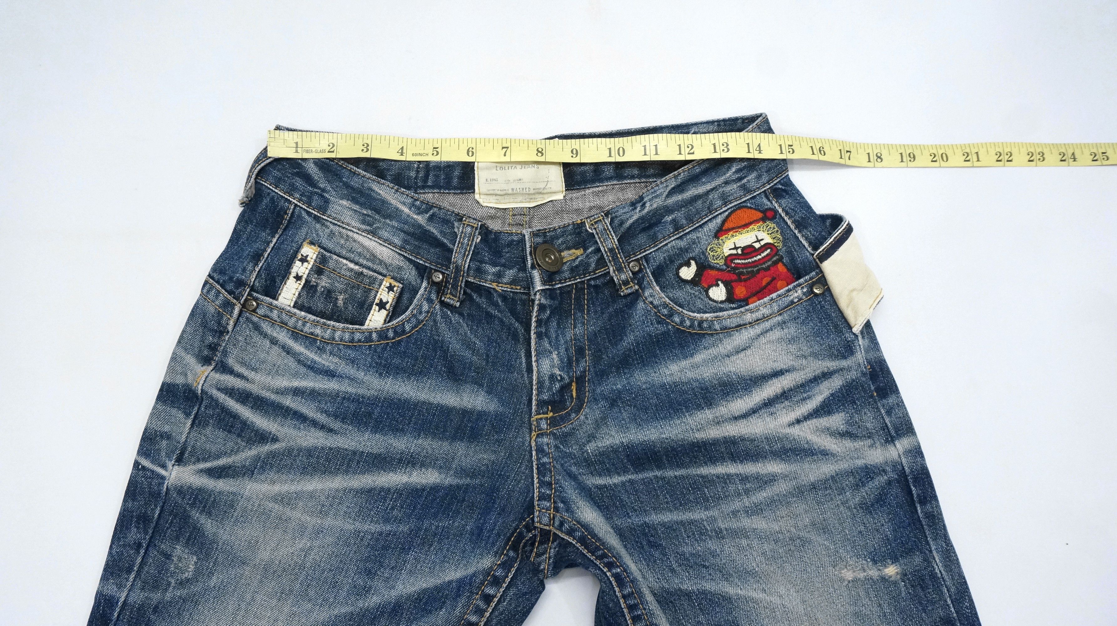 Designer RARE 🔥 YOSHITOMO NARA LOLITA Circus Vintage Jeans Size US 29 - 17 Thumbnail