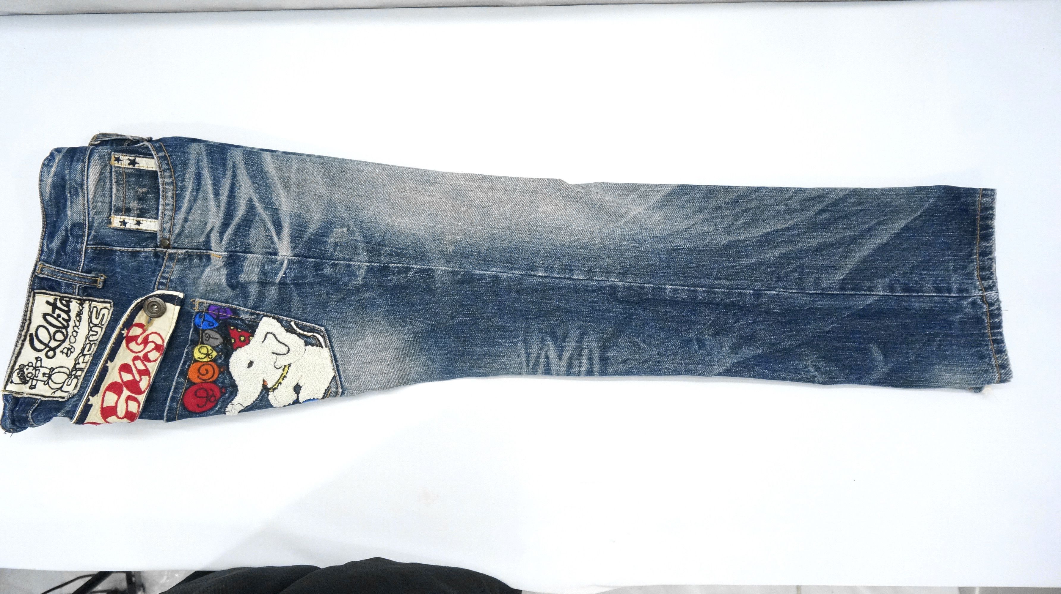 Designer RARE 🔥 YOSHITOMO NARA LOLITA Circus Vintage Jeans Size US 29 - 16 Thumbnail